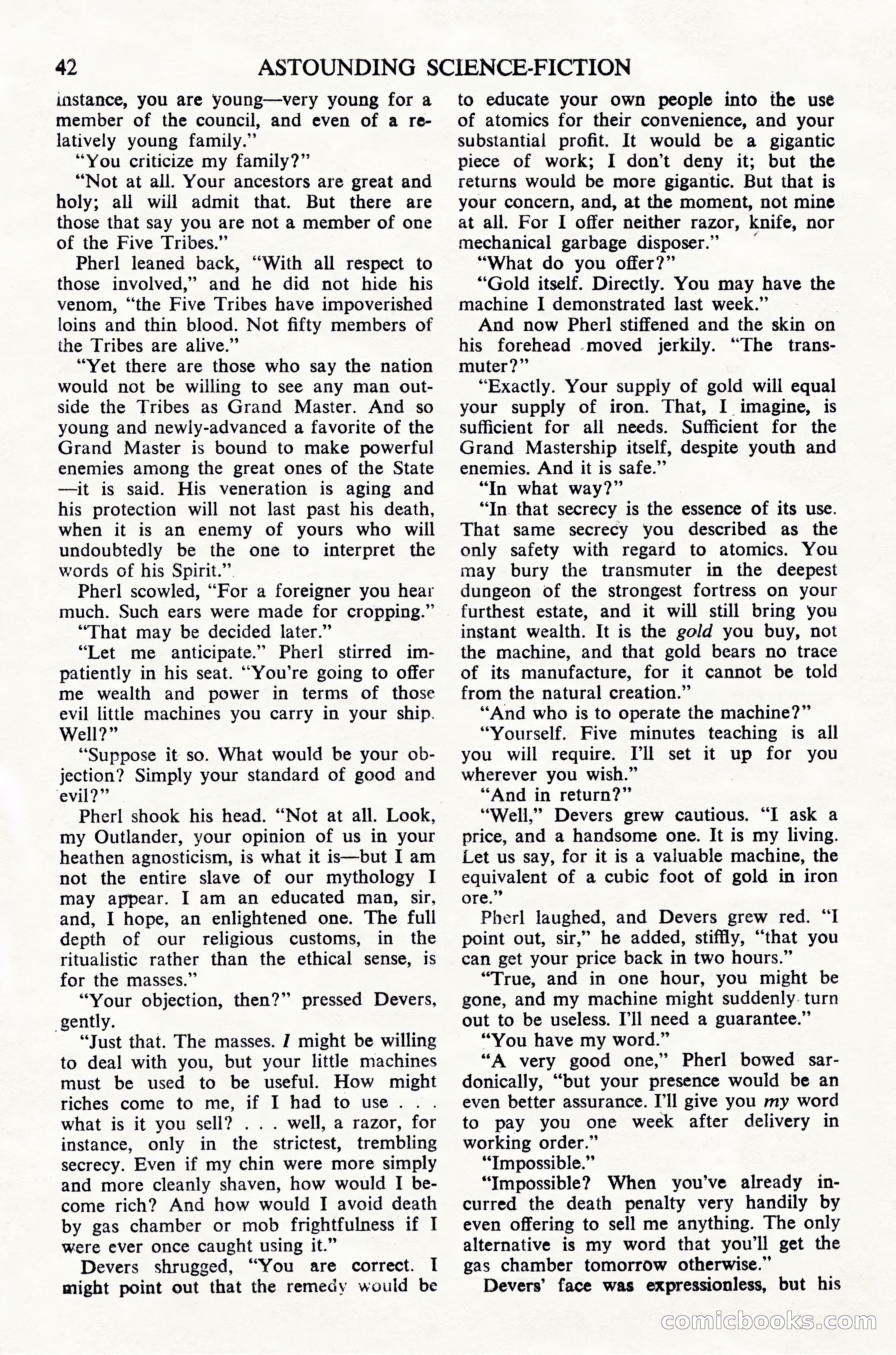 Astounding Science Fiction (UK Edition) — page 44 of 68