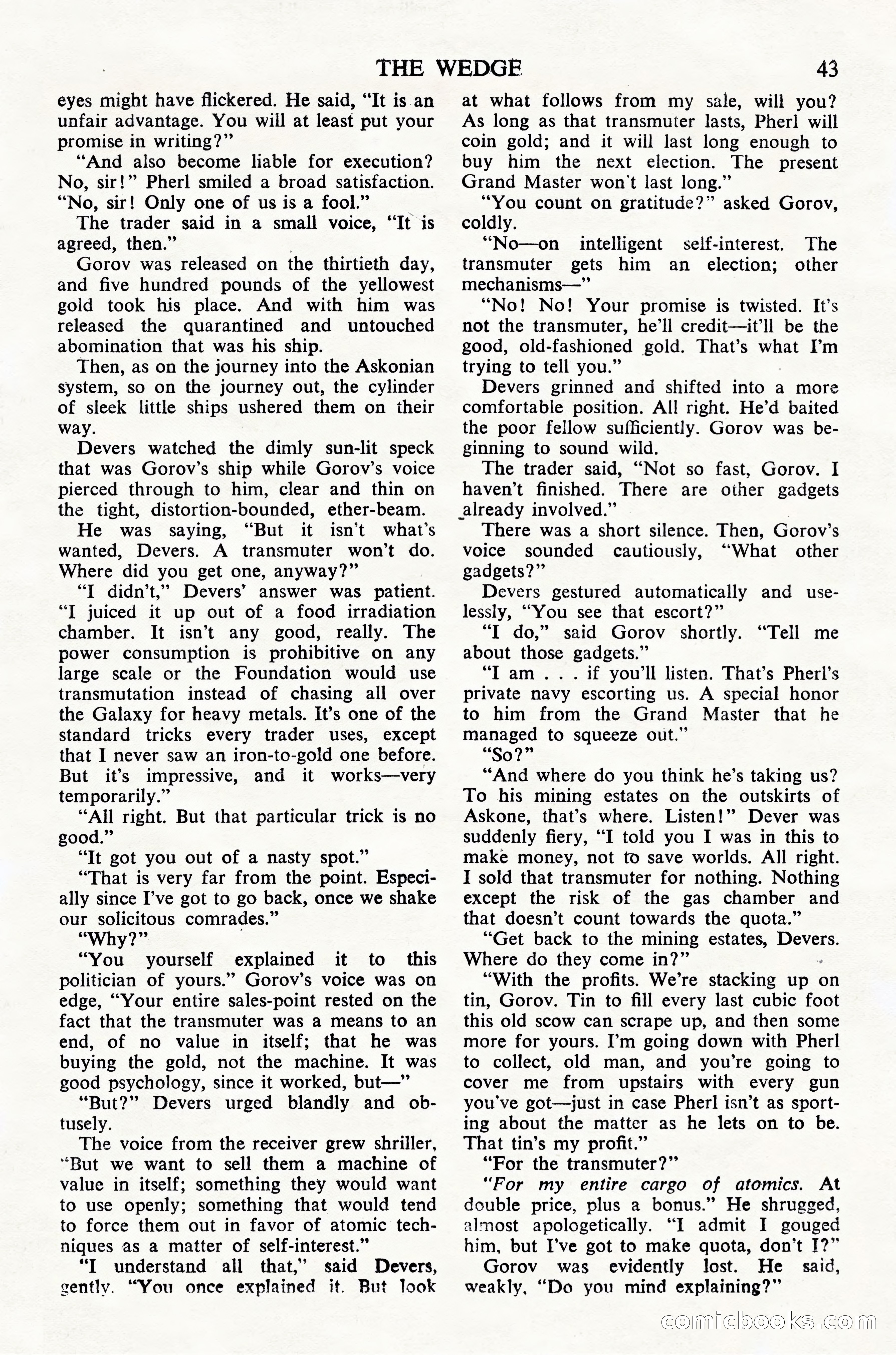 Astounding Science Fiction (UK Edition) — page 45 of 68