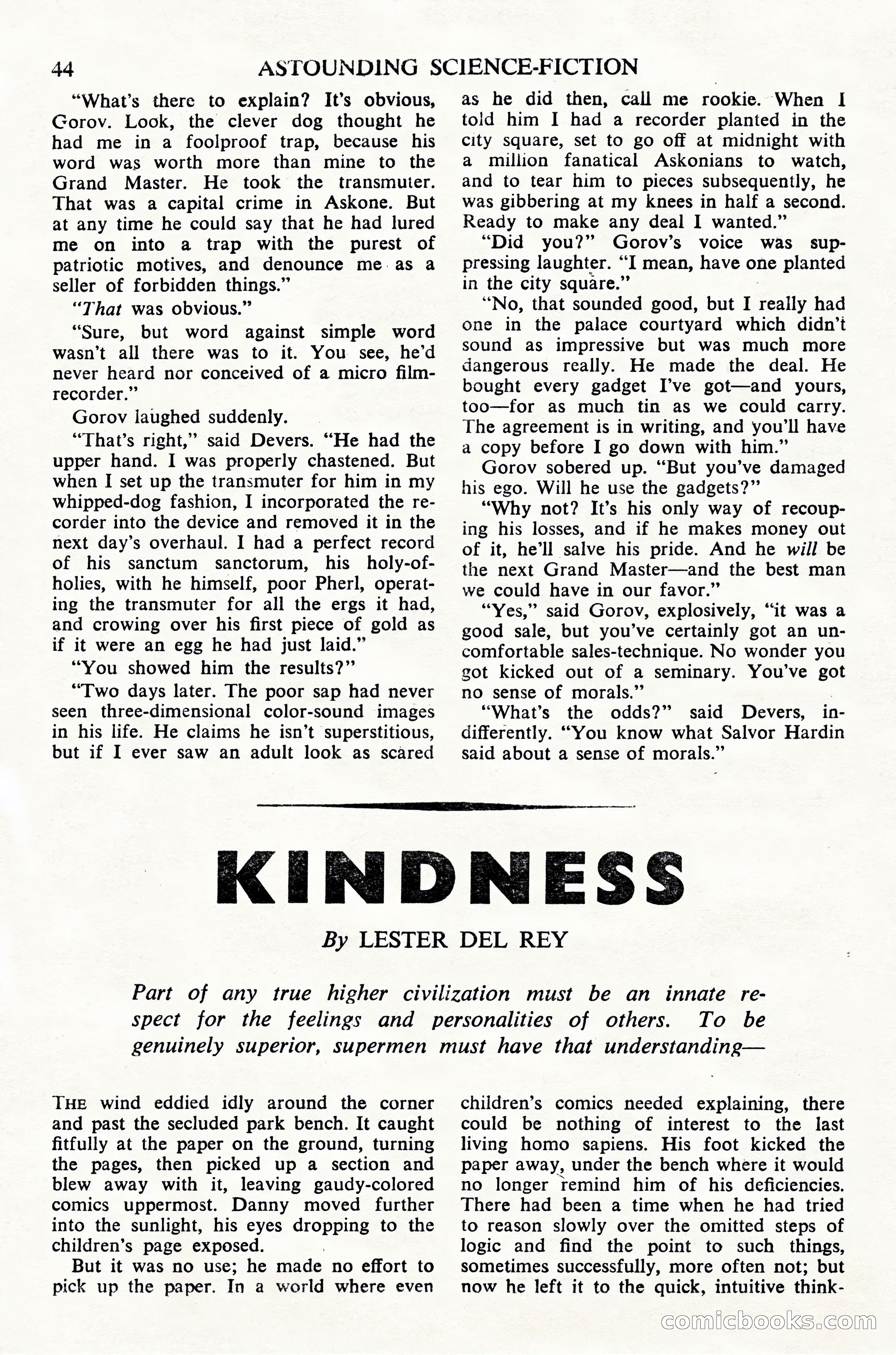 Astounding Science Fiction (UK Edition) — page 46 of 68