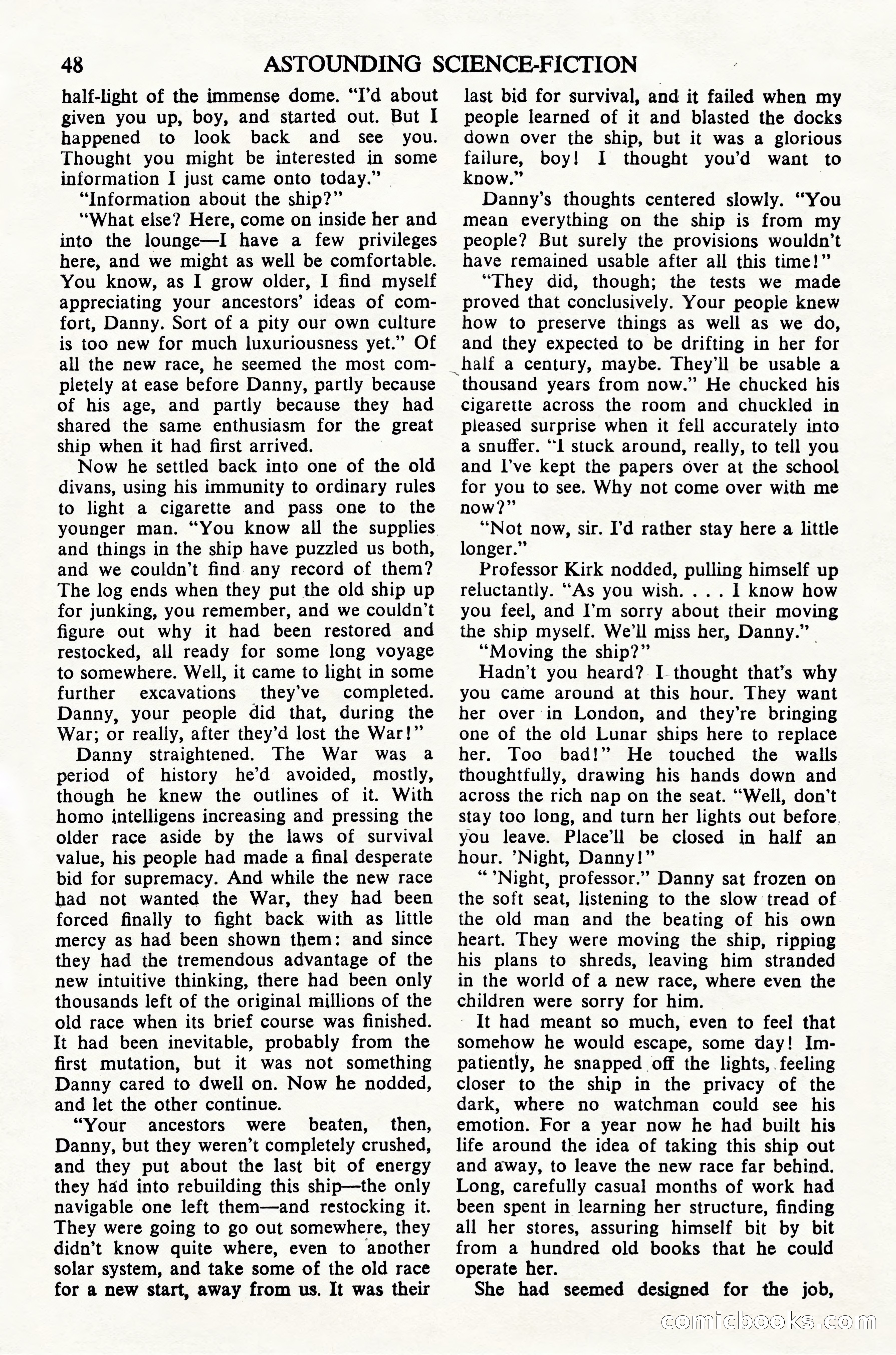 Astounding Science Fiction (UK Edition) — page 50 of 68