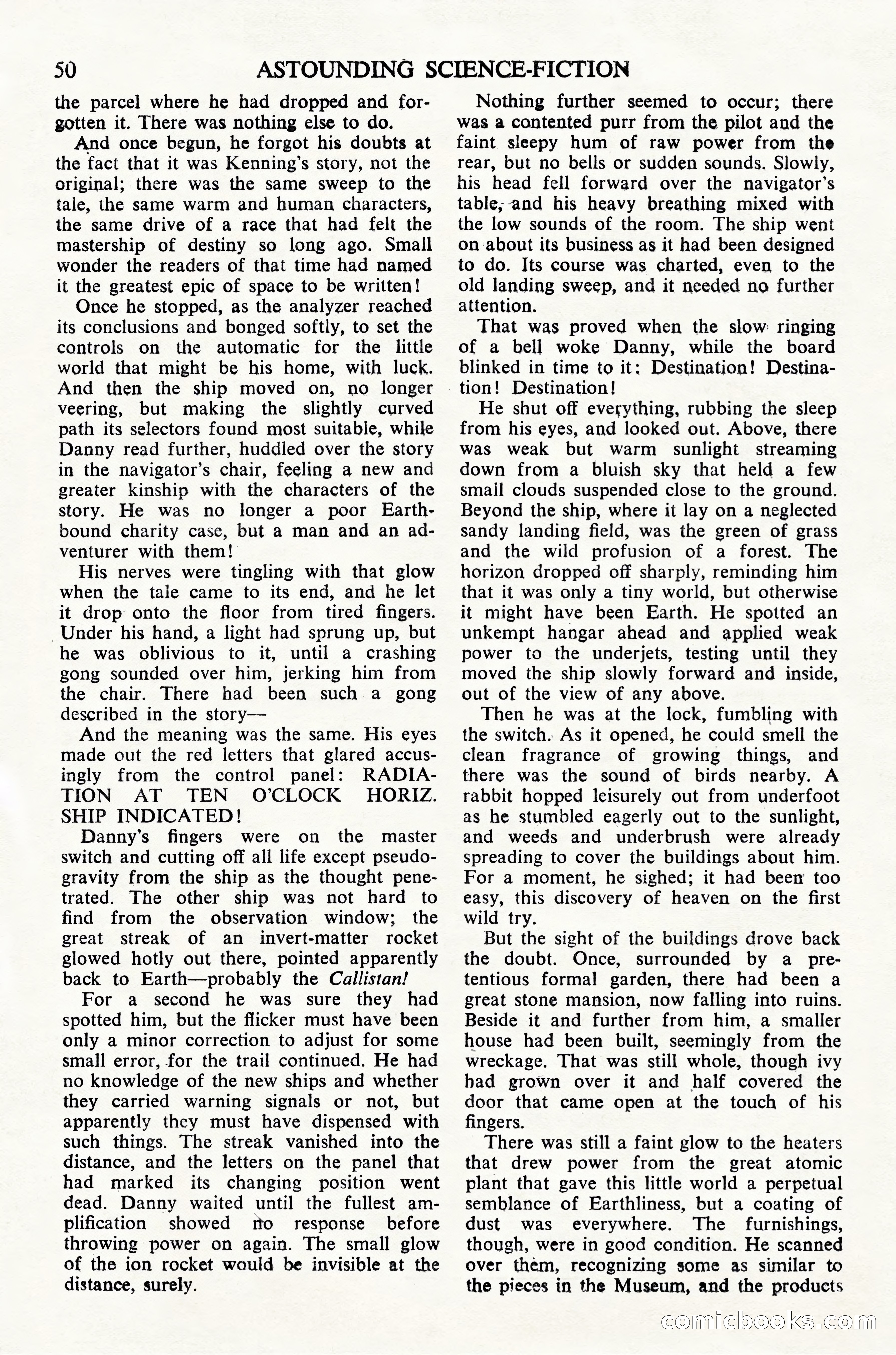 Astounding Science Fiction (UK Edition) — page 52 of 68