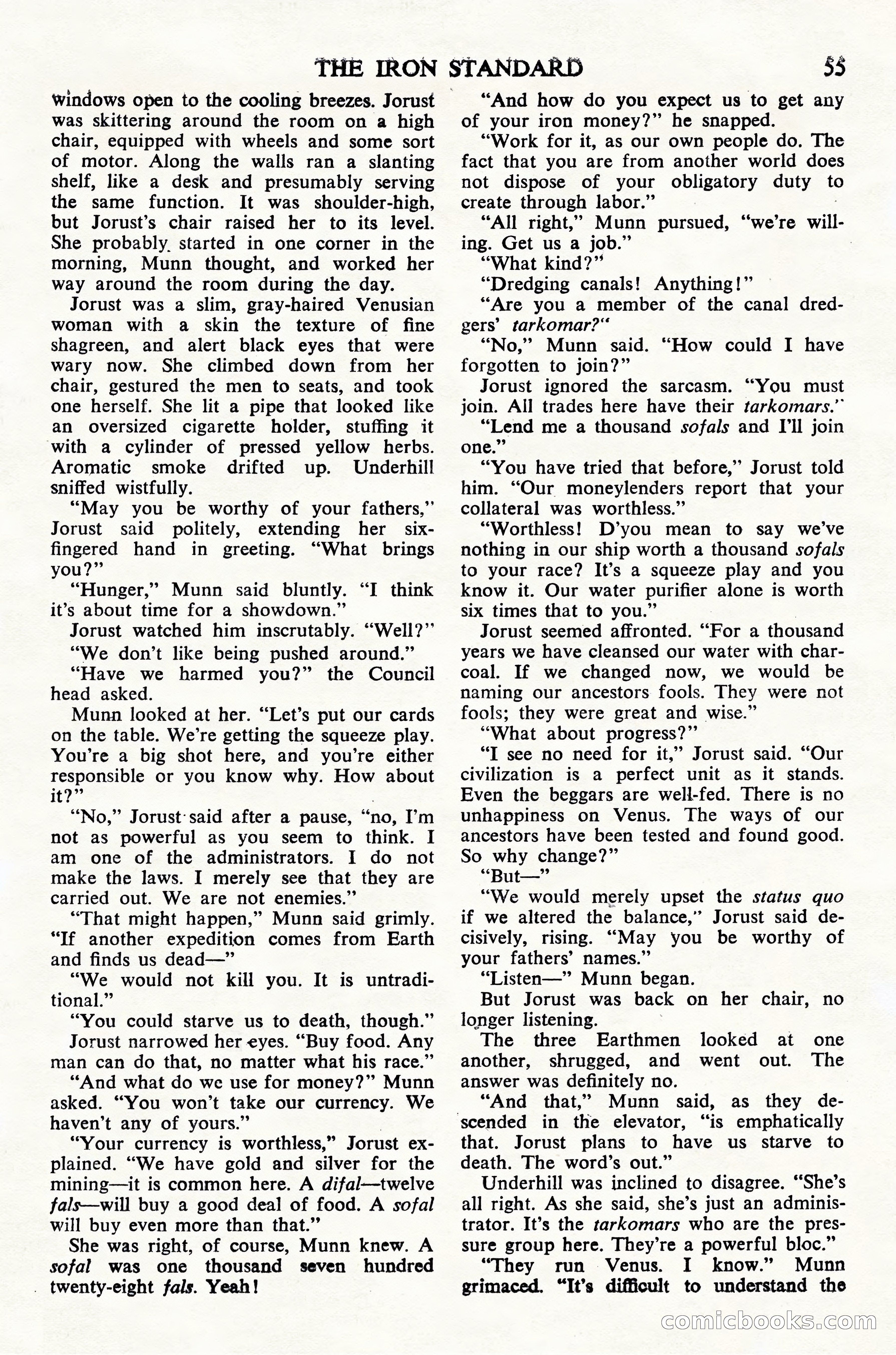 Astounding Science Fiction (UK Edition) — page 57 of 68