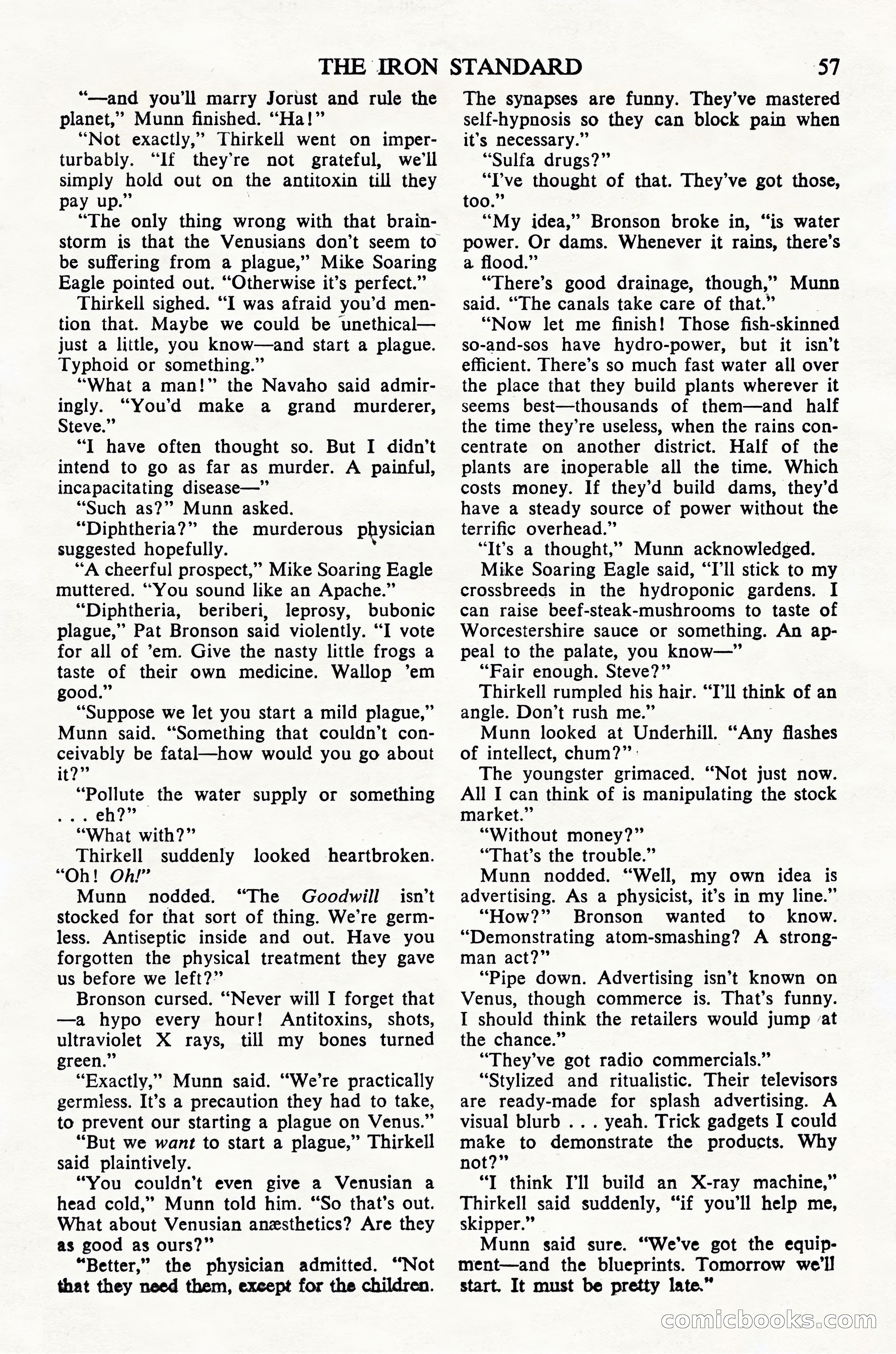 Astounding Science Fiction (UK Edition) — page 59 of 68
