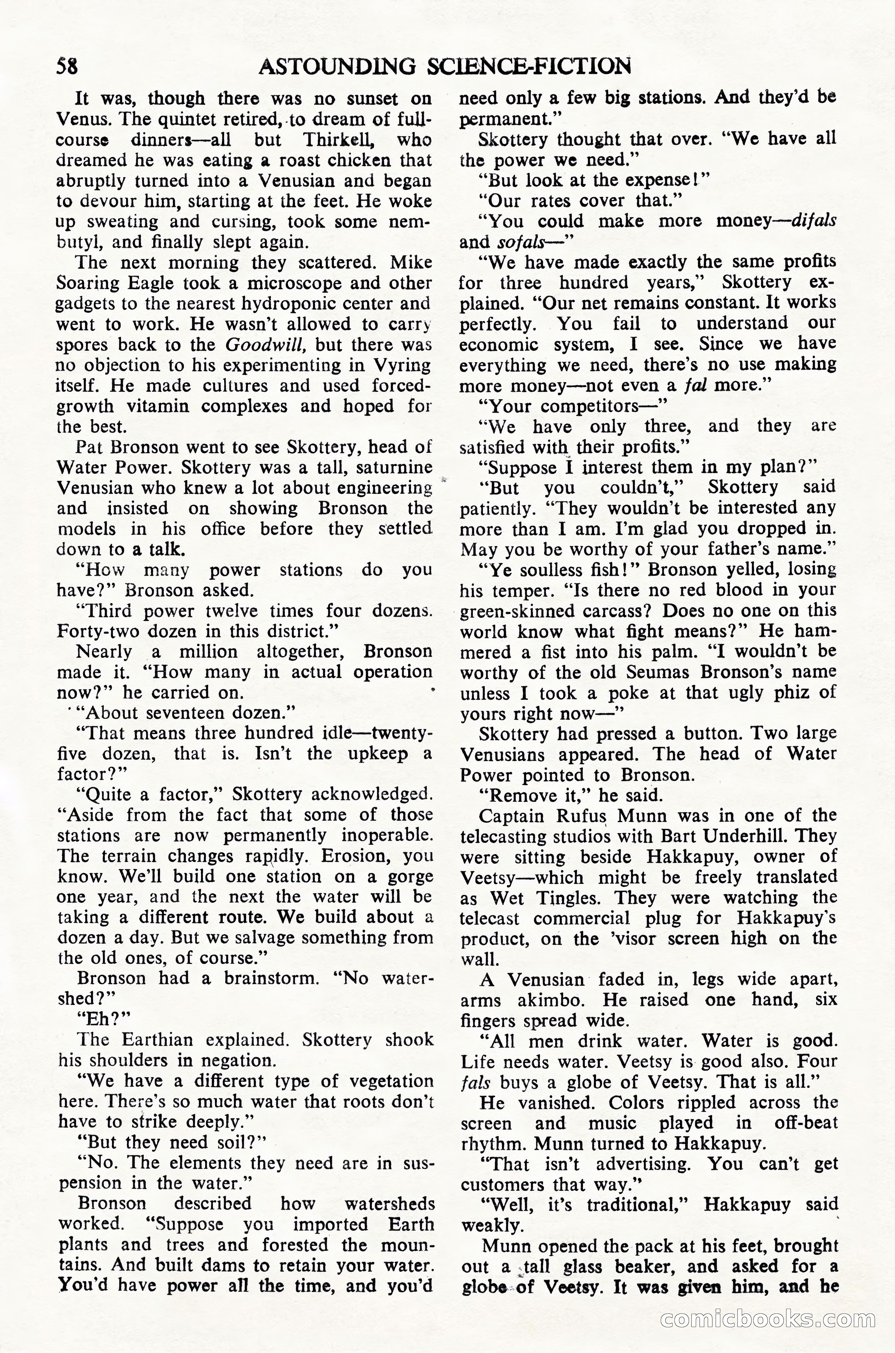 Astounding Science Fiction (UK Edition) — page 60 of 68