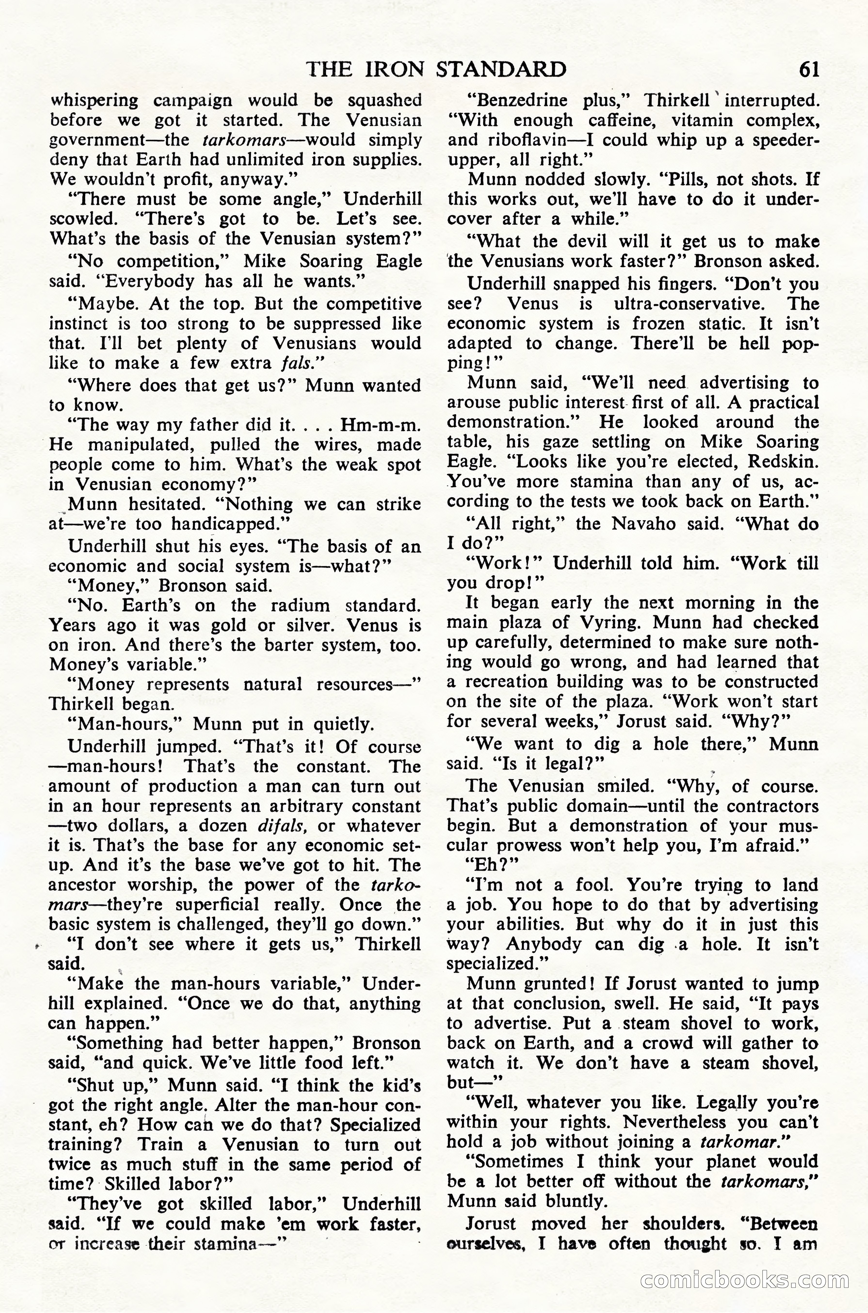Astounding Science Fiction (UK Edition) — page 63 of 68
