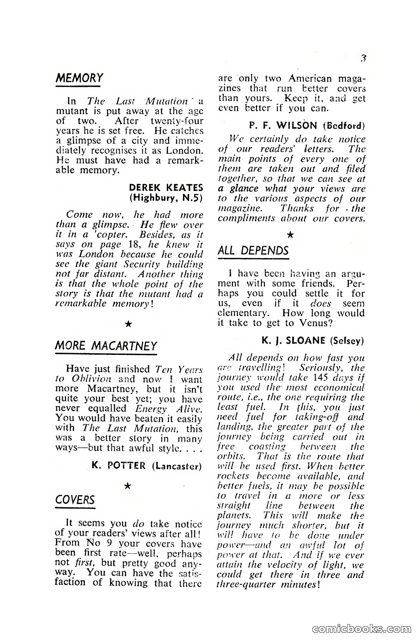 Authentic Science Fiction, December 1951 — page 5 of 116