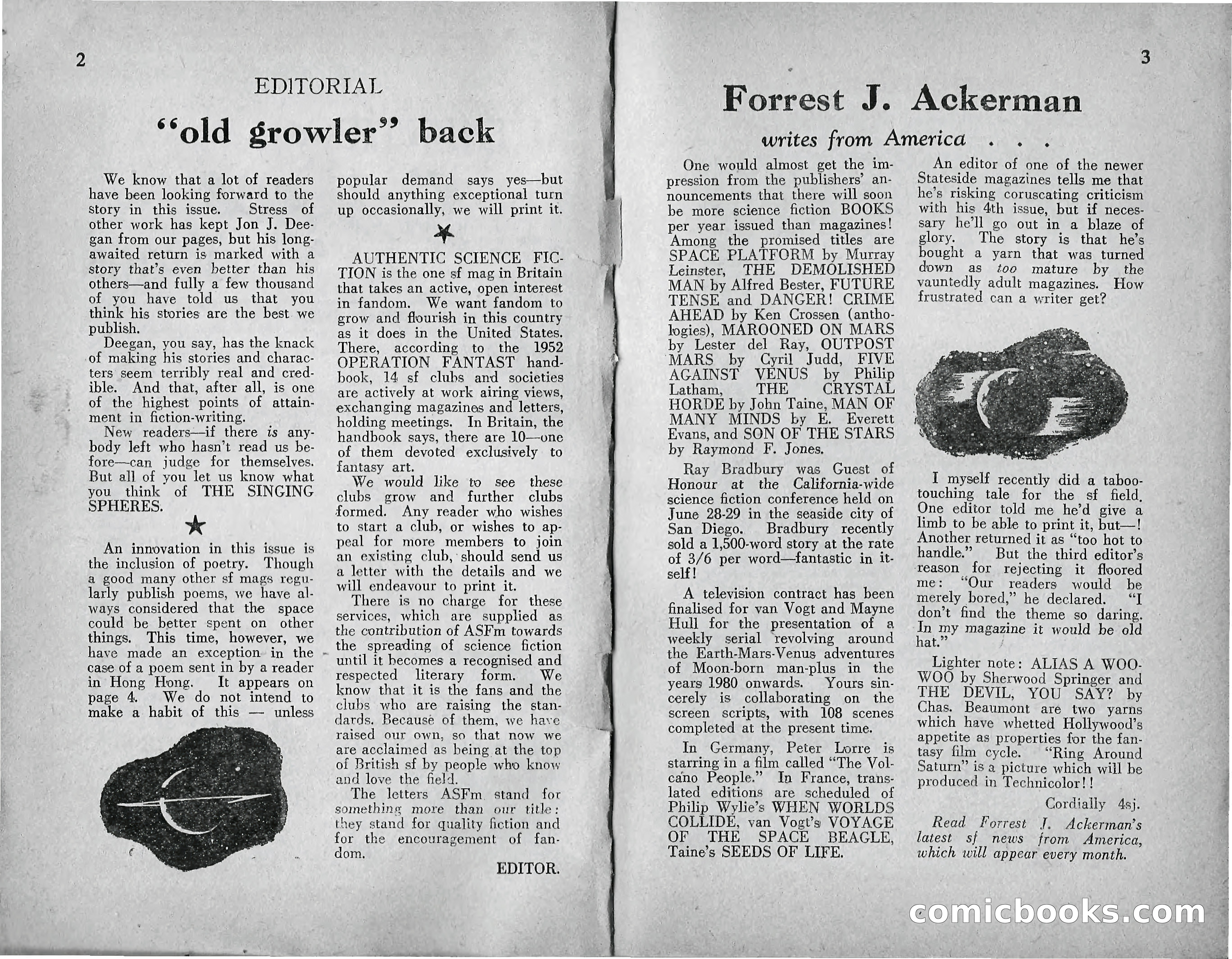 Authentic Science Fiction, No. 23 — page 3 of 59