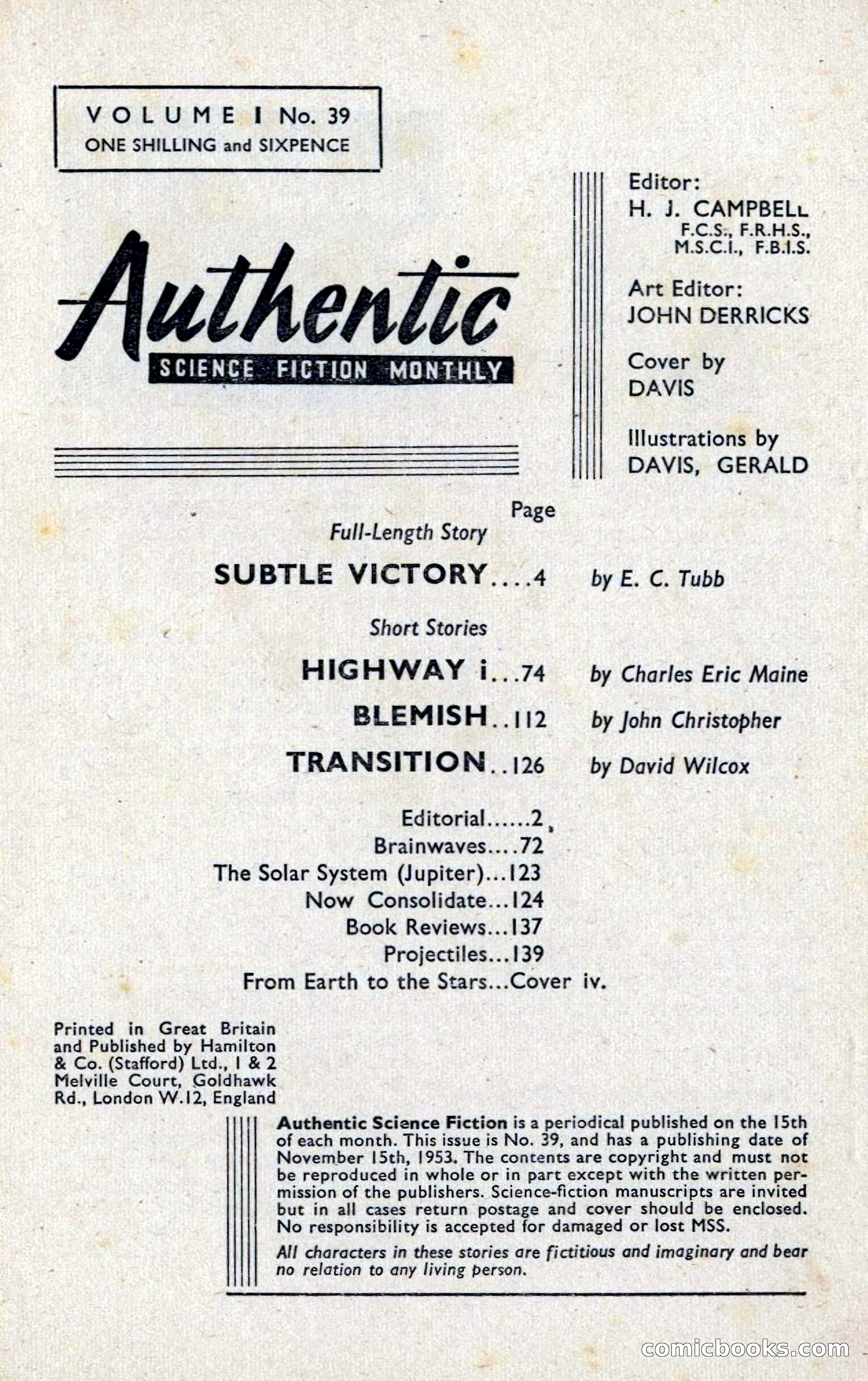 Authentic Science Fiction Monthly #39 — page 2 of 146