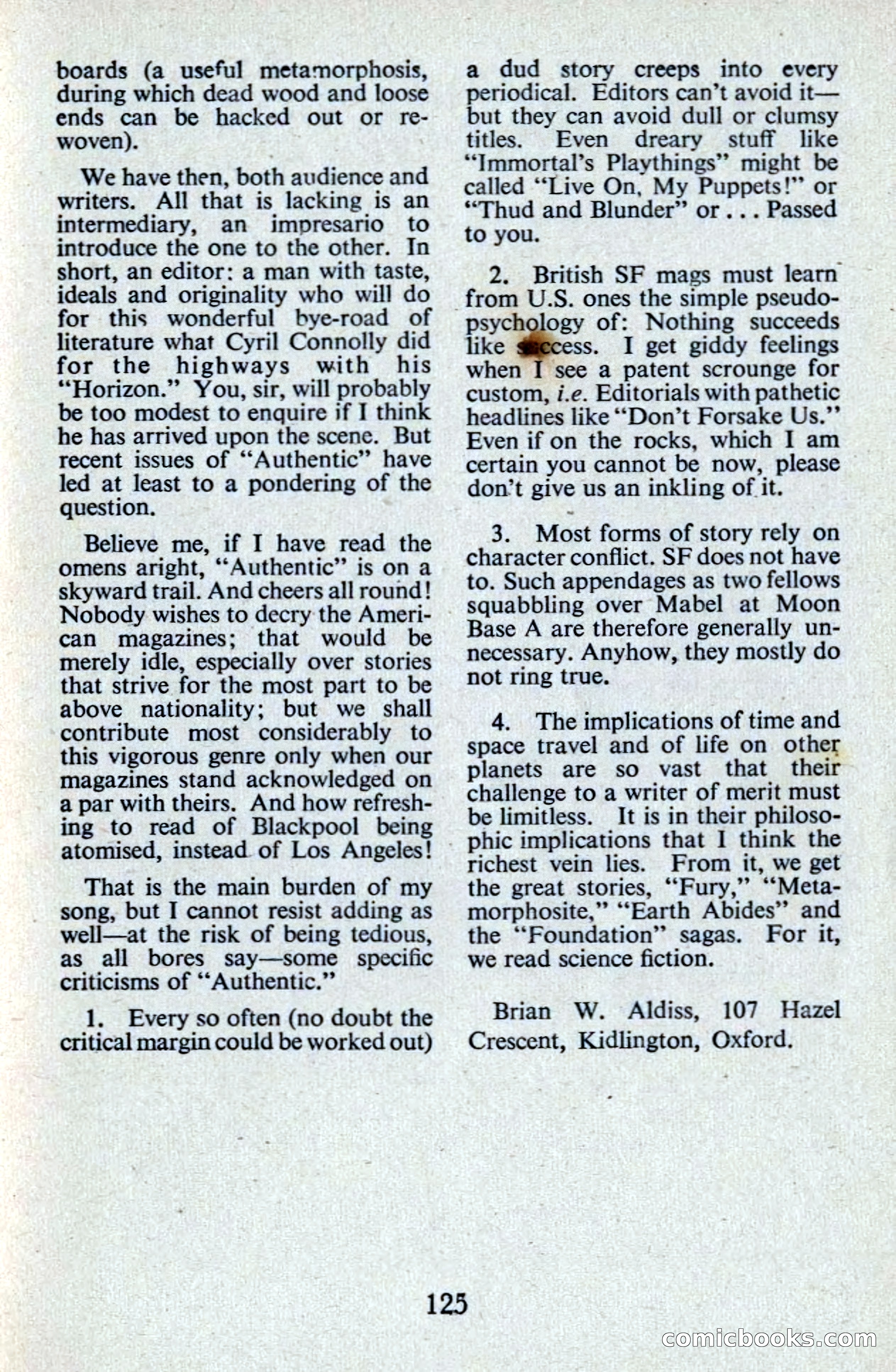 Authentic Science Fiction Monthly #39 — page 126 of 146
