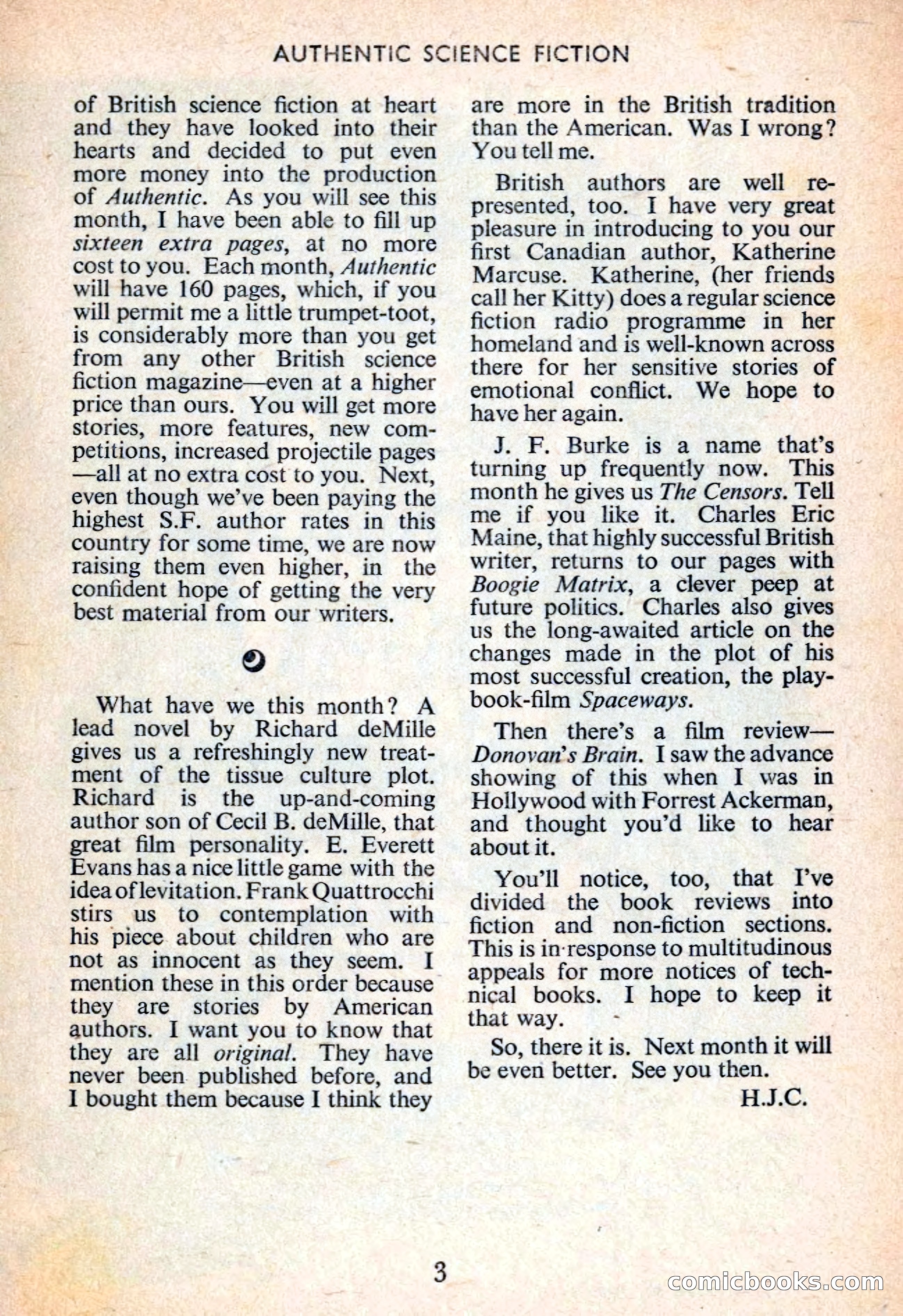 Authentic Science Fiction Monthly No. 41 — page 4 of 162