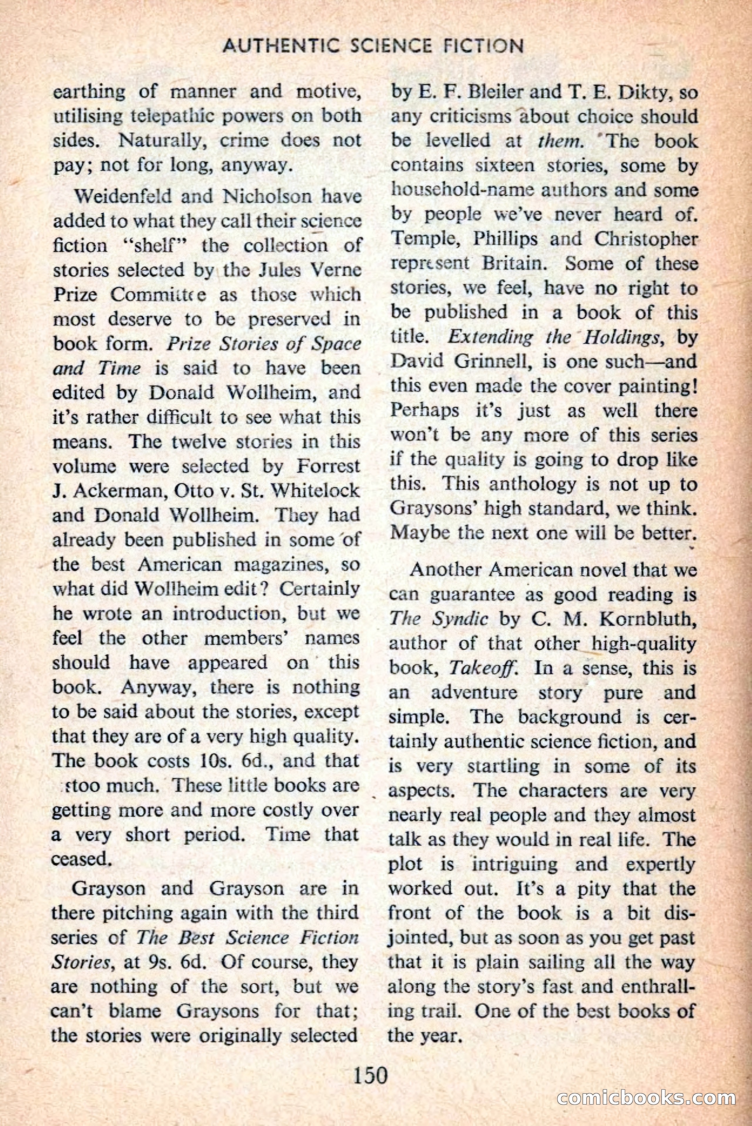 Authentic Science Fiction Monthly No. 41 — page 151 of 162