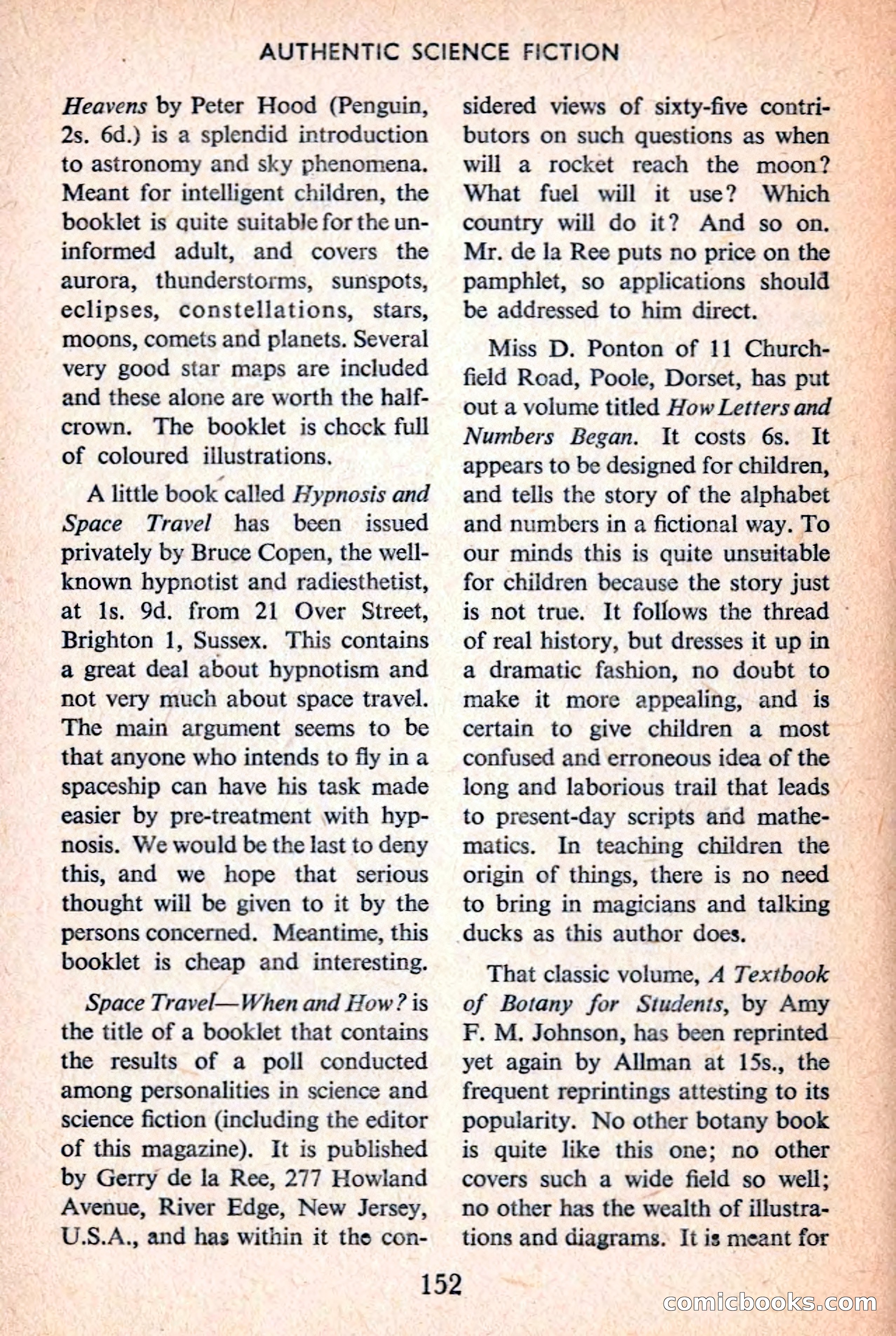 Authentic Science Fiction Monthly No. 41 — page 153 of 162