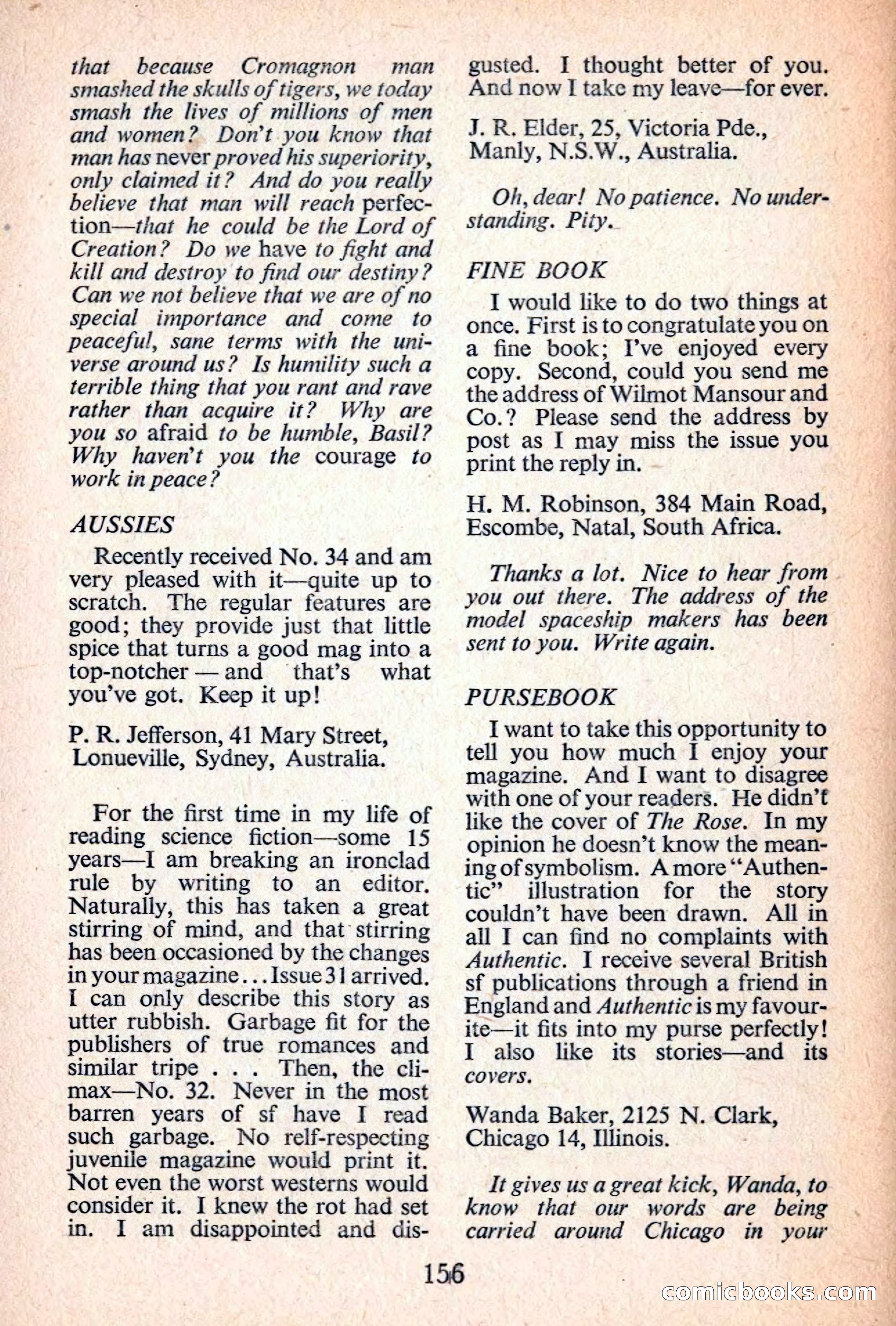 Authentic Science Fiction Monthly No. 41 — page 157 of 162