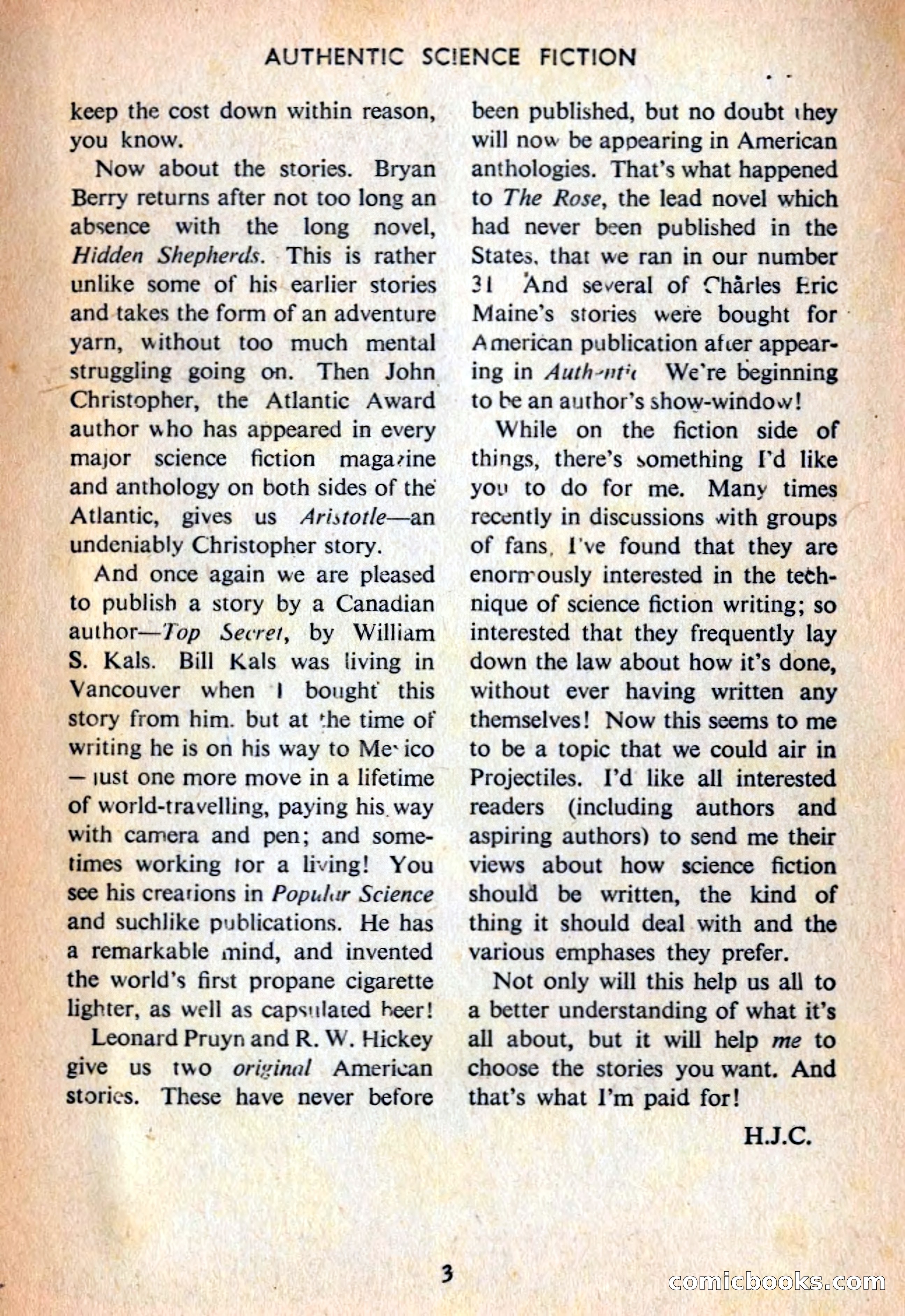 Authentic Science Fiction Monthly No. 42 — page 4 of 162