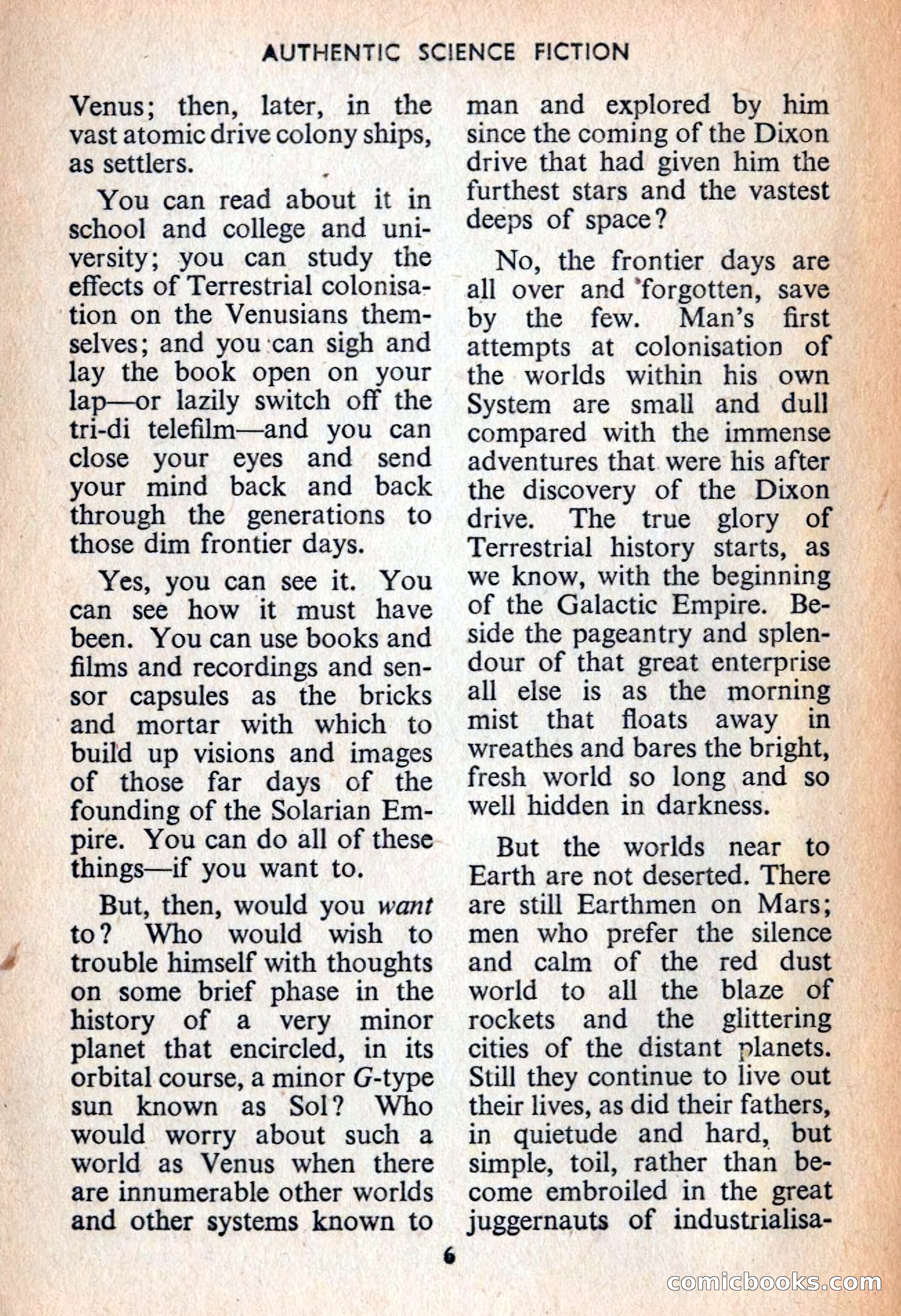 Authentic Science Fiction Monthly No. 42 — page 7 of 162