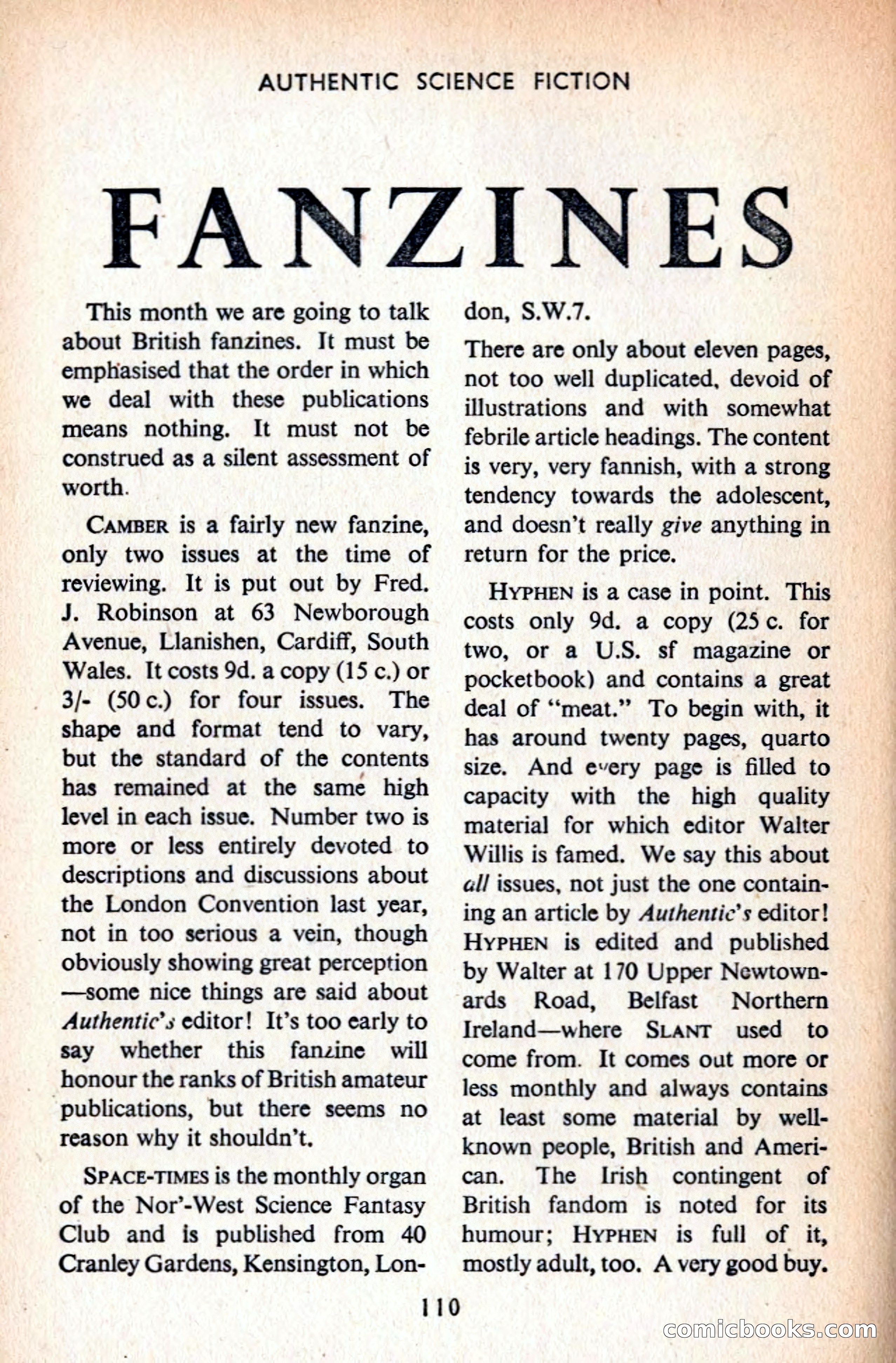 Authentic Science Fiction Monthly No. 42 — page 111 of 162