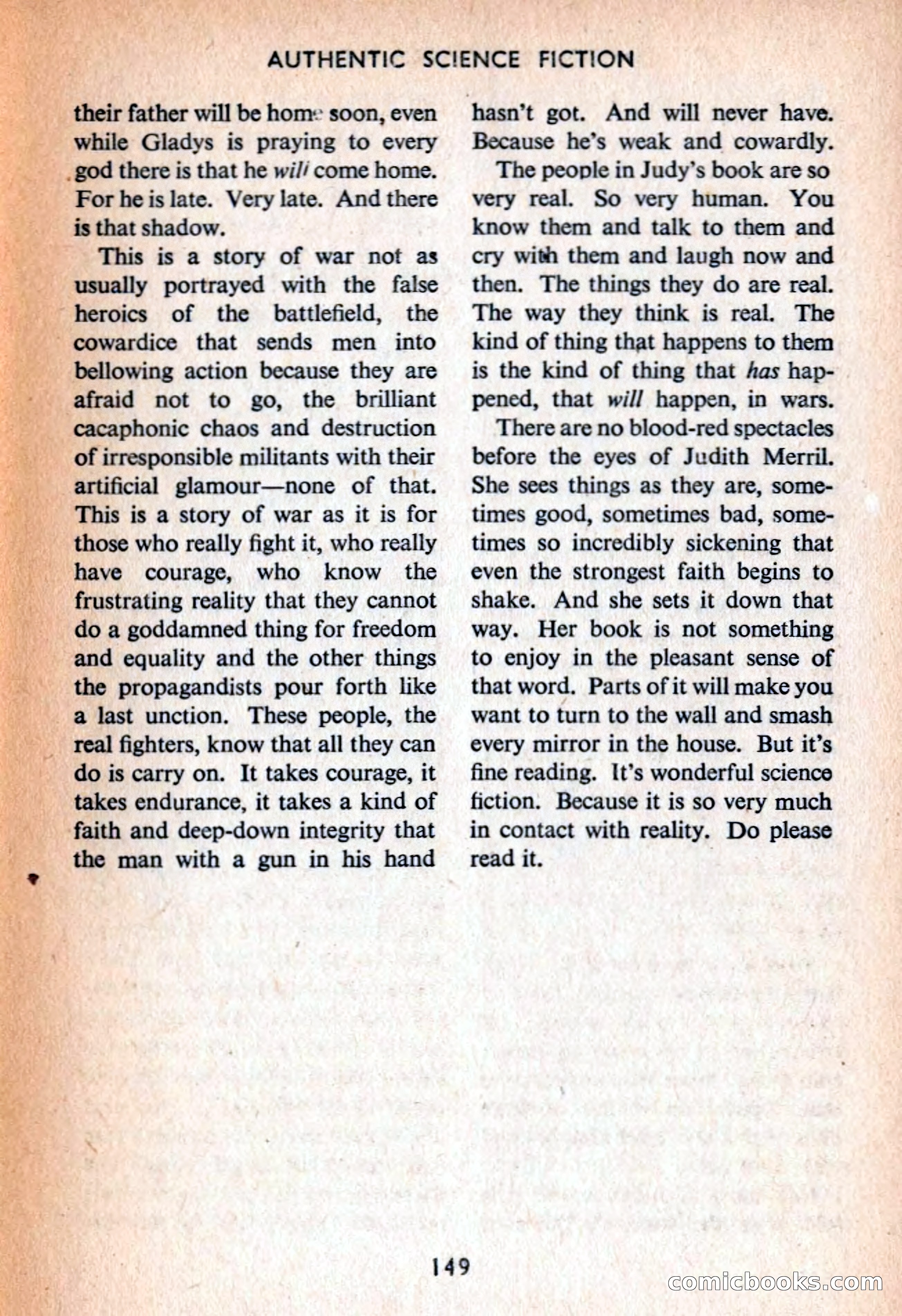 Authentic Science Fiction Monthly No. 42 — page 150 of 162