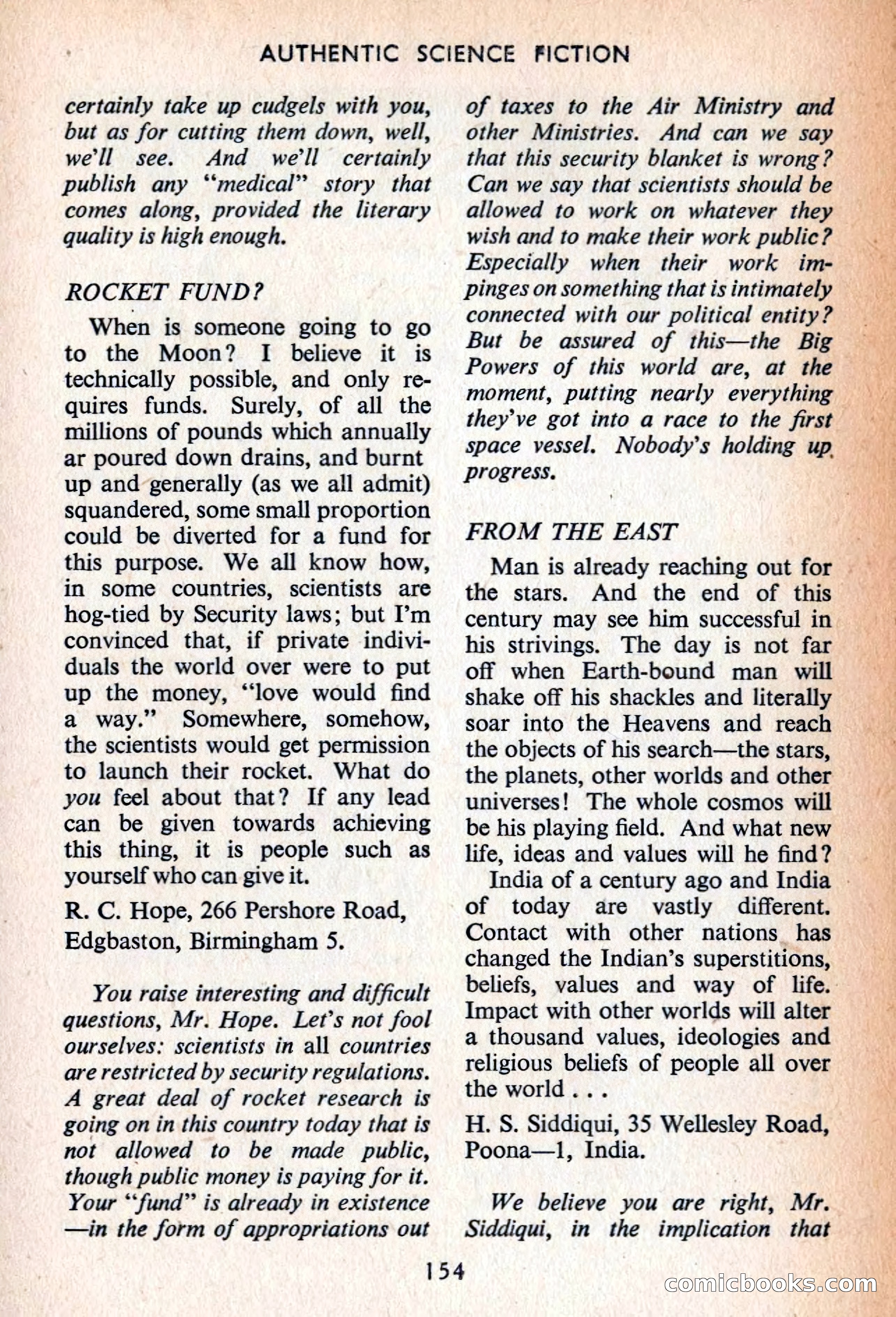 Authentic Science Fiction Monthly No. 42 — page 155 of 162