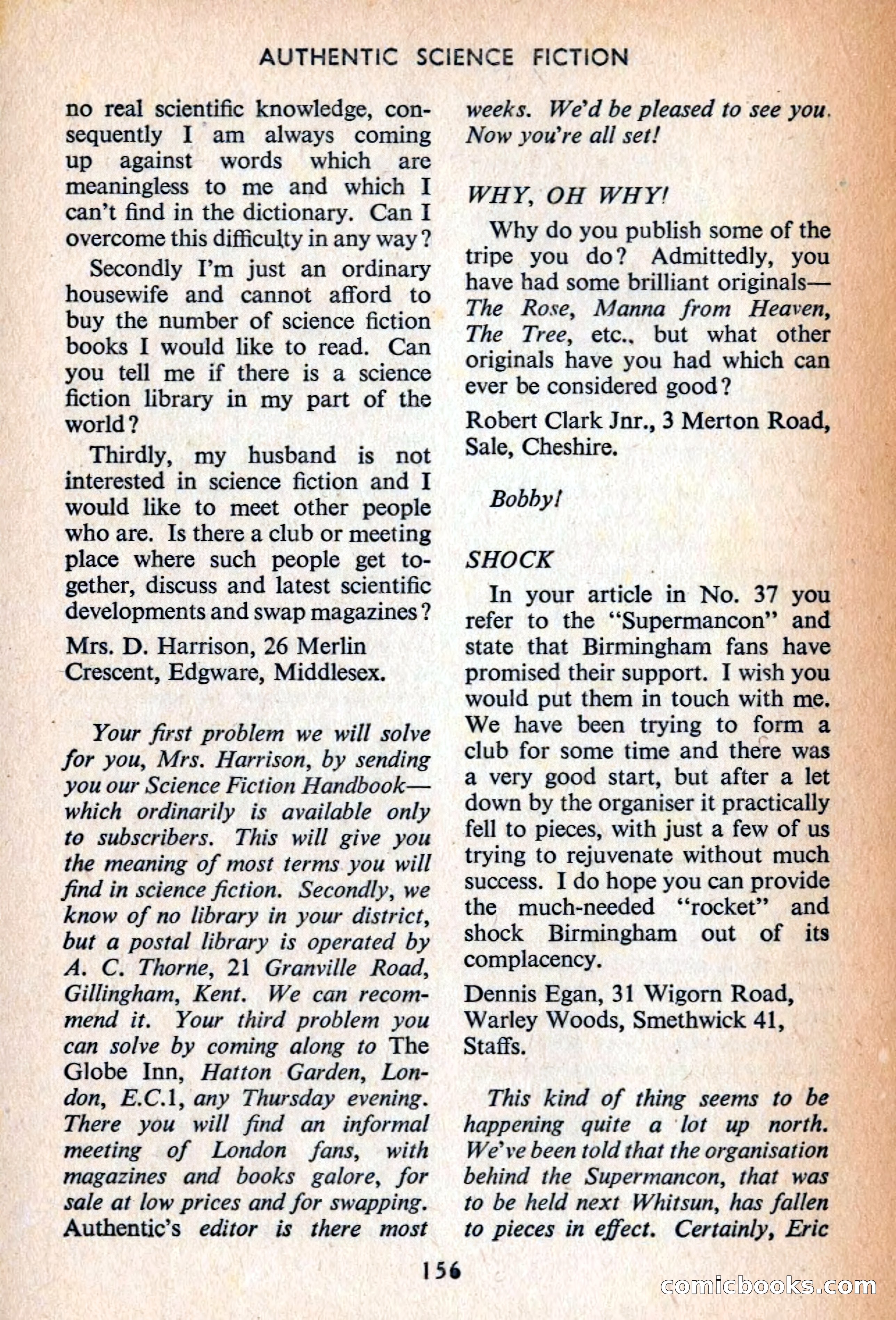 Authentic Science Fiction Monthly No. 42 — page 157 of 162