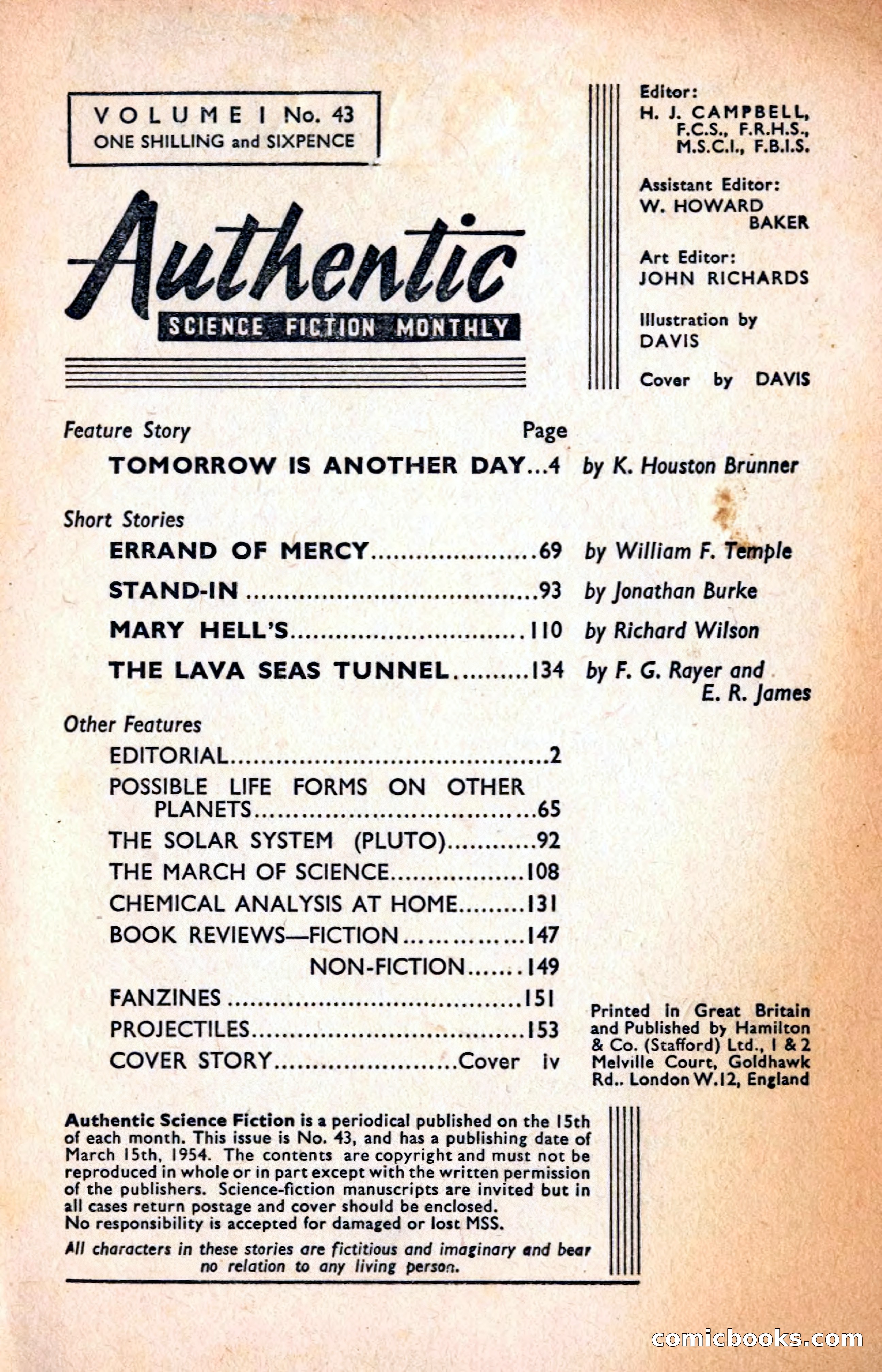 Authentic Science Fiction Monthly No. 43 — page 2 of 162