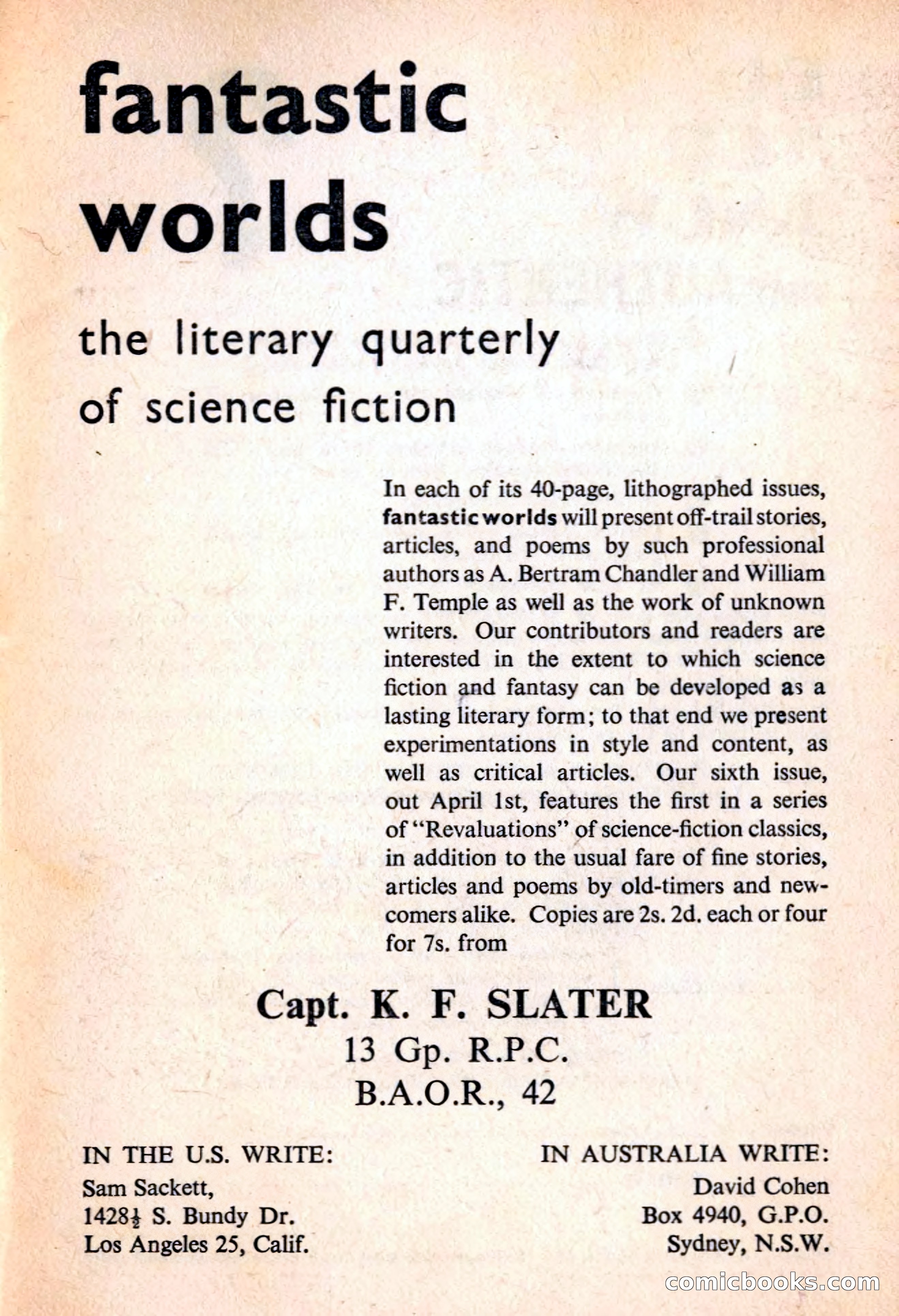 Authentic Science Fiction Monthly No. 43 — page 160 of 162