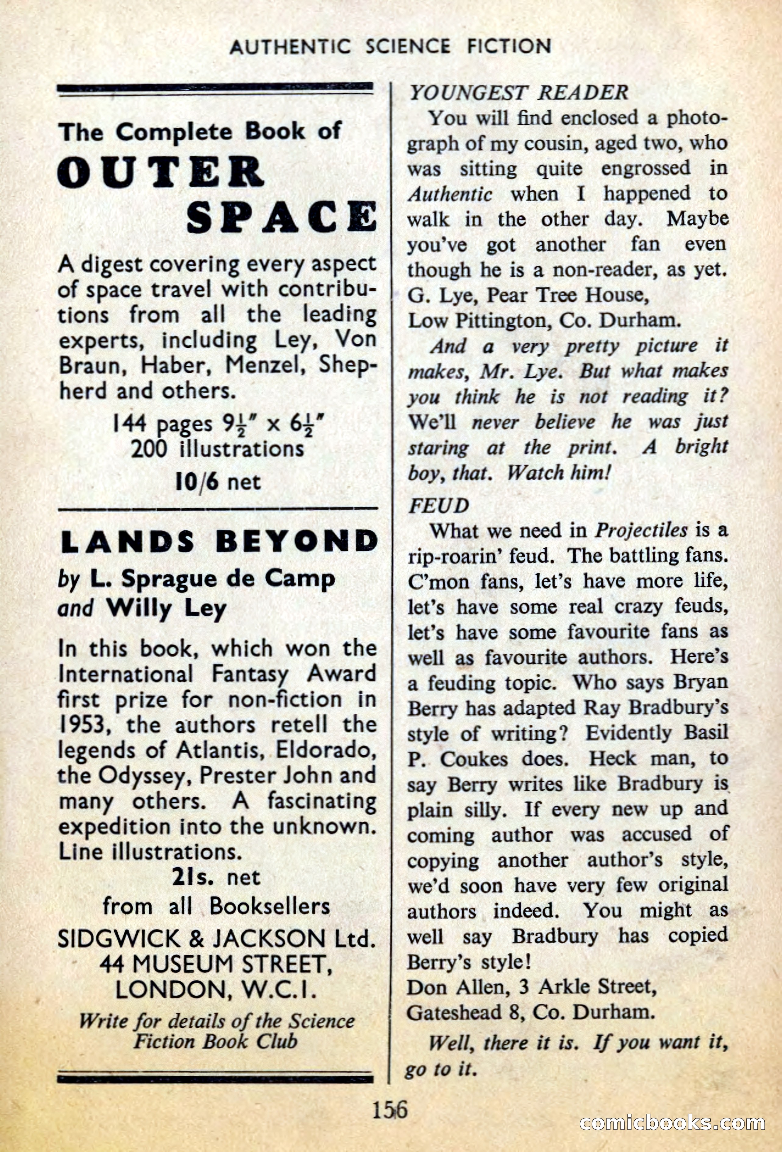 Authentic Science Fiction Monthly No. 44 — page 157 of 162