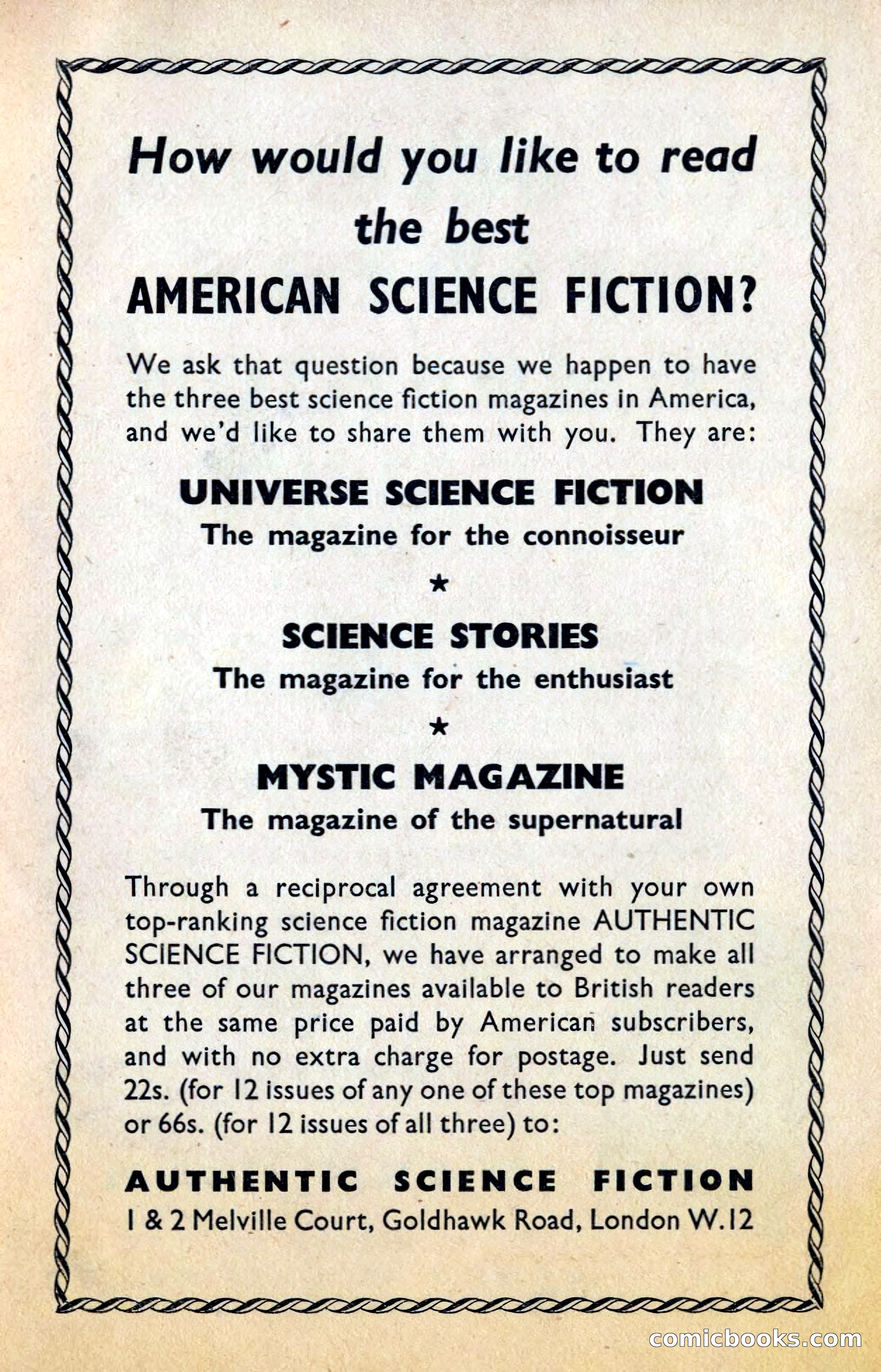 Authentic Science Fiction Monthly No. 44 — page 158 of 162