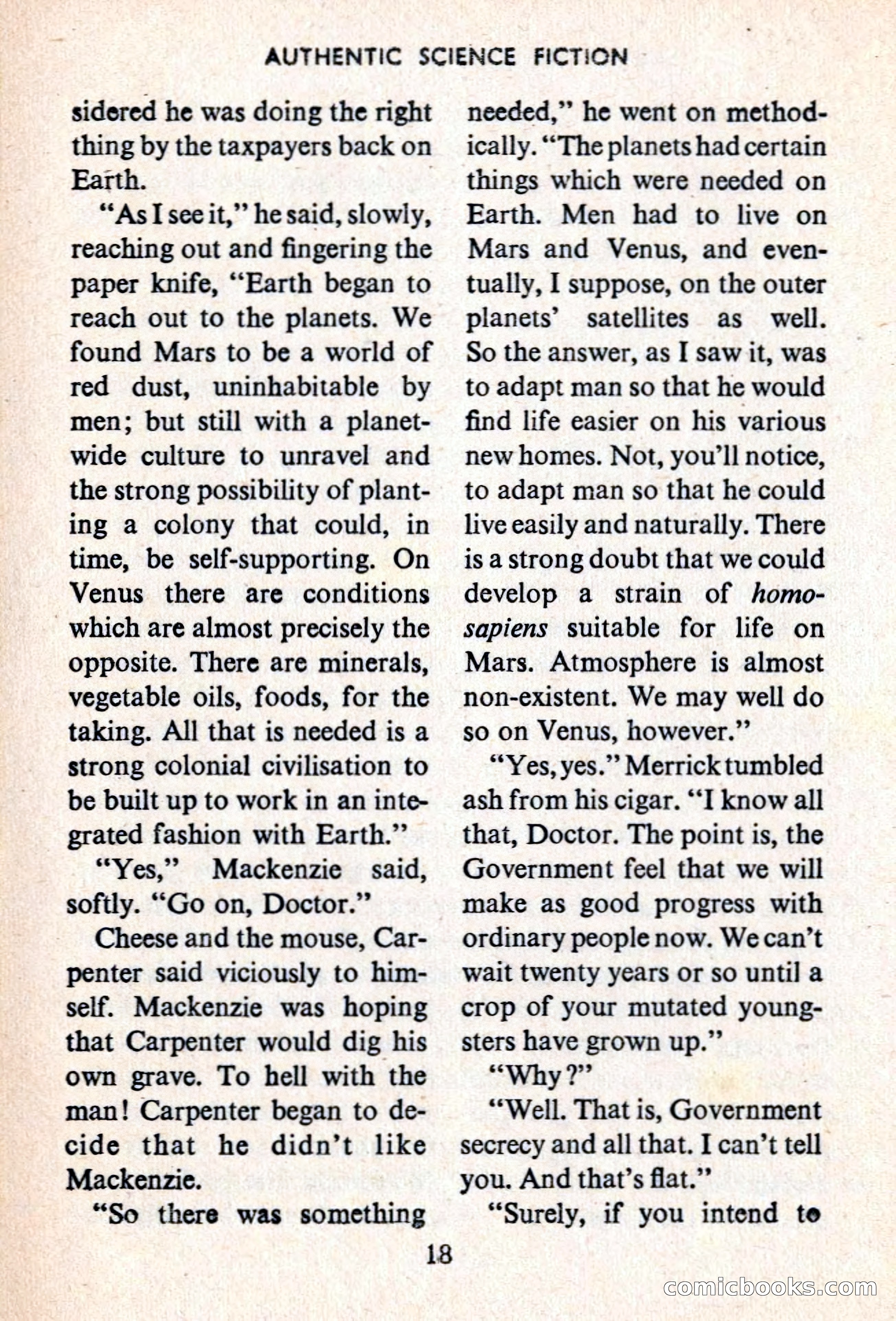Authentic Science Fiction Monthly, Issue 45 — page 19 of 162