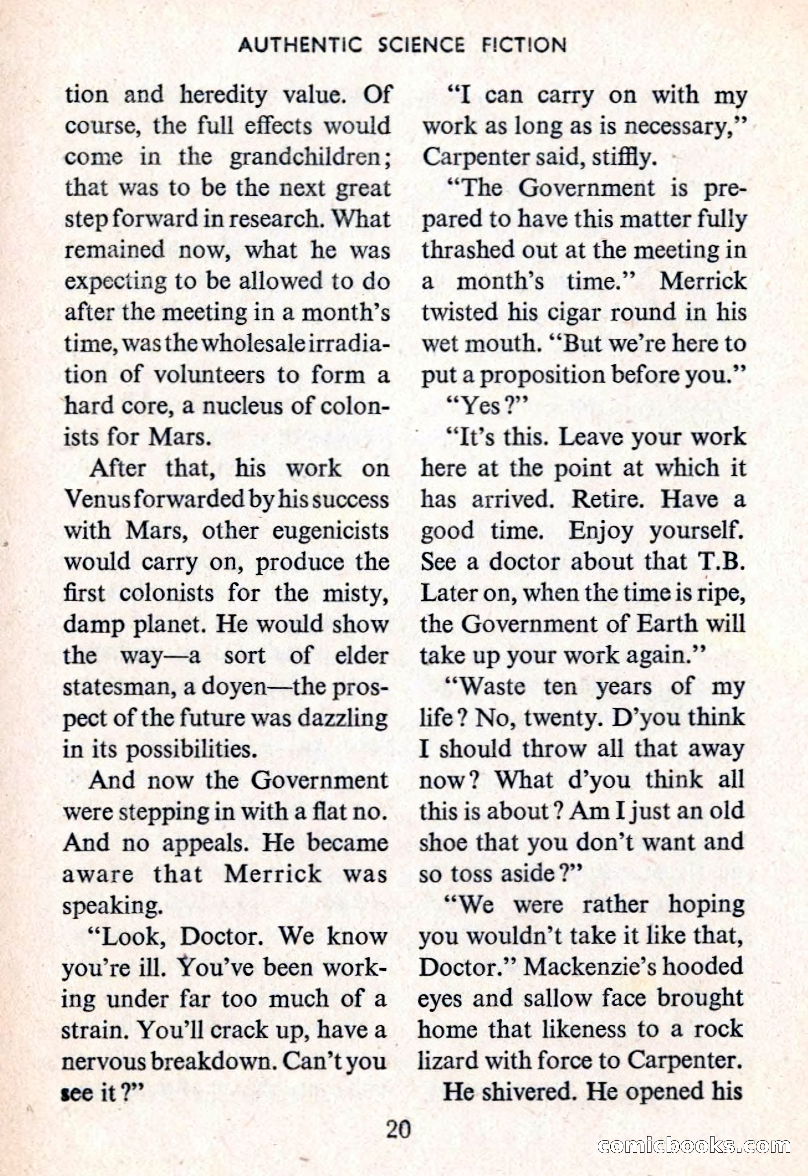 Authentic Science Fiction Monthly, Issue 45 — page 21 of 162