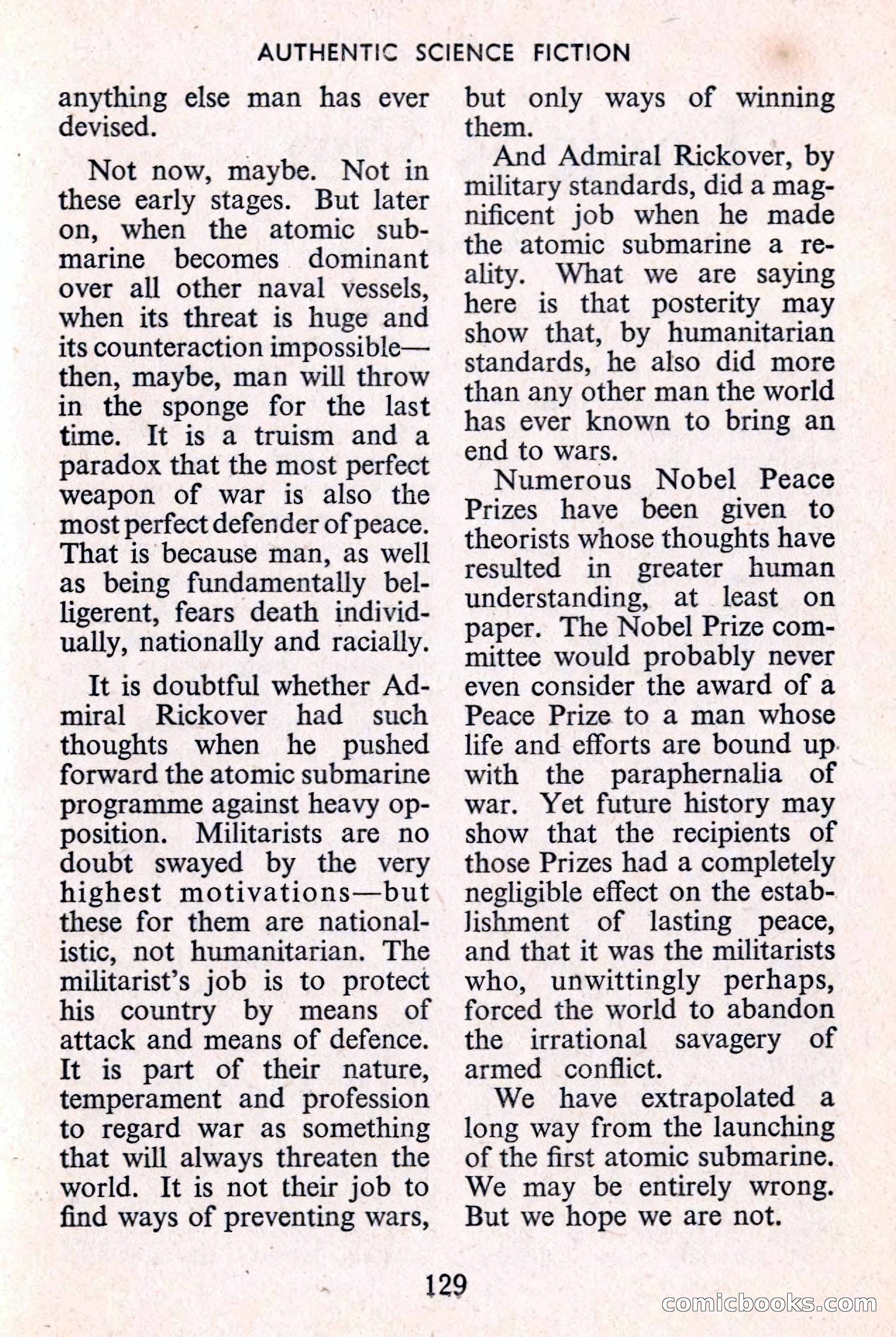 Authentic Science Fiction Monthly, Issue 45 — page 130 of 162