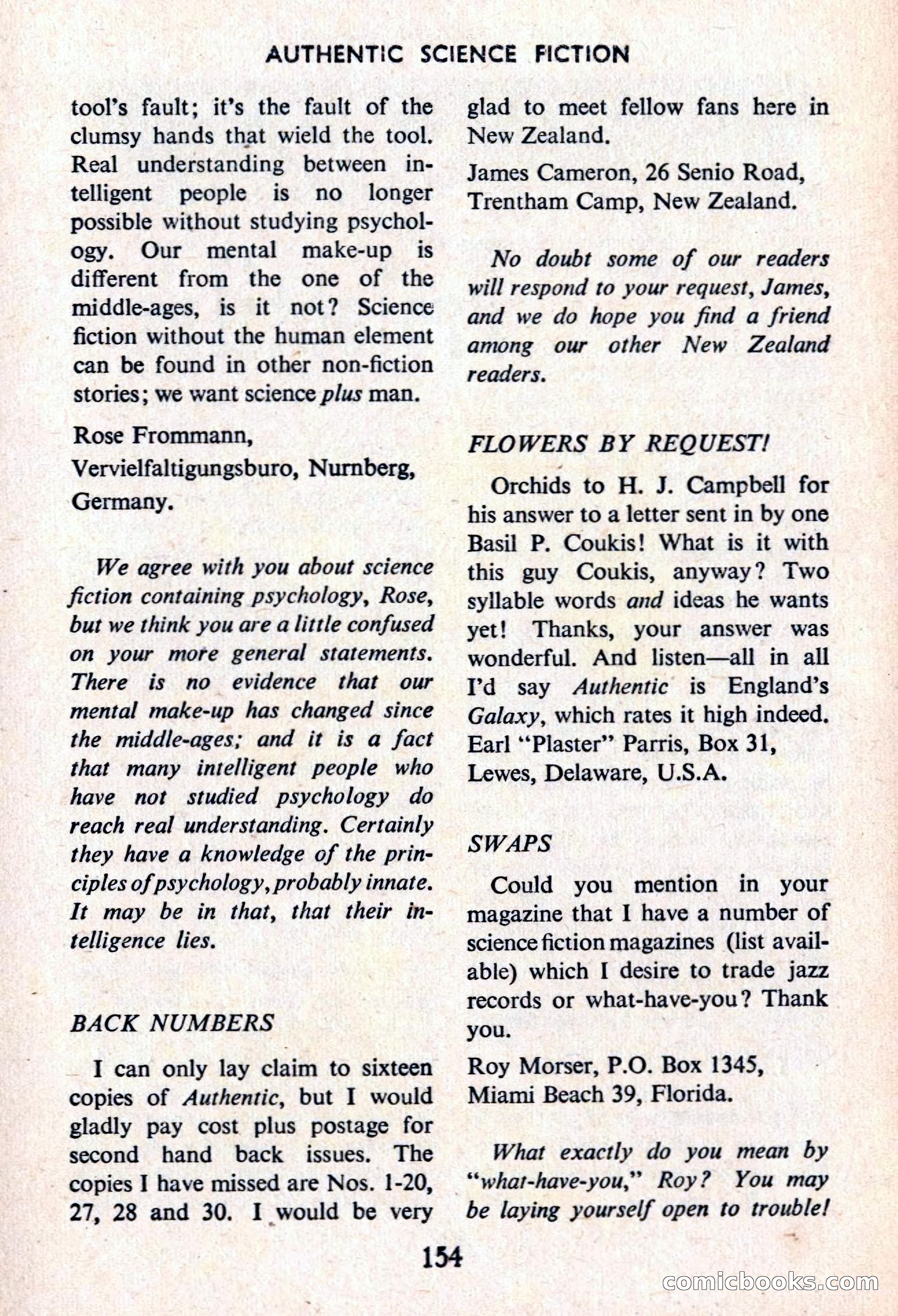 Authentic Science Fiction Monthly, Issue 45 — page 155 of 162