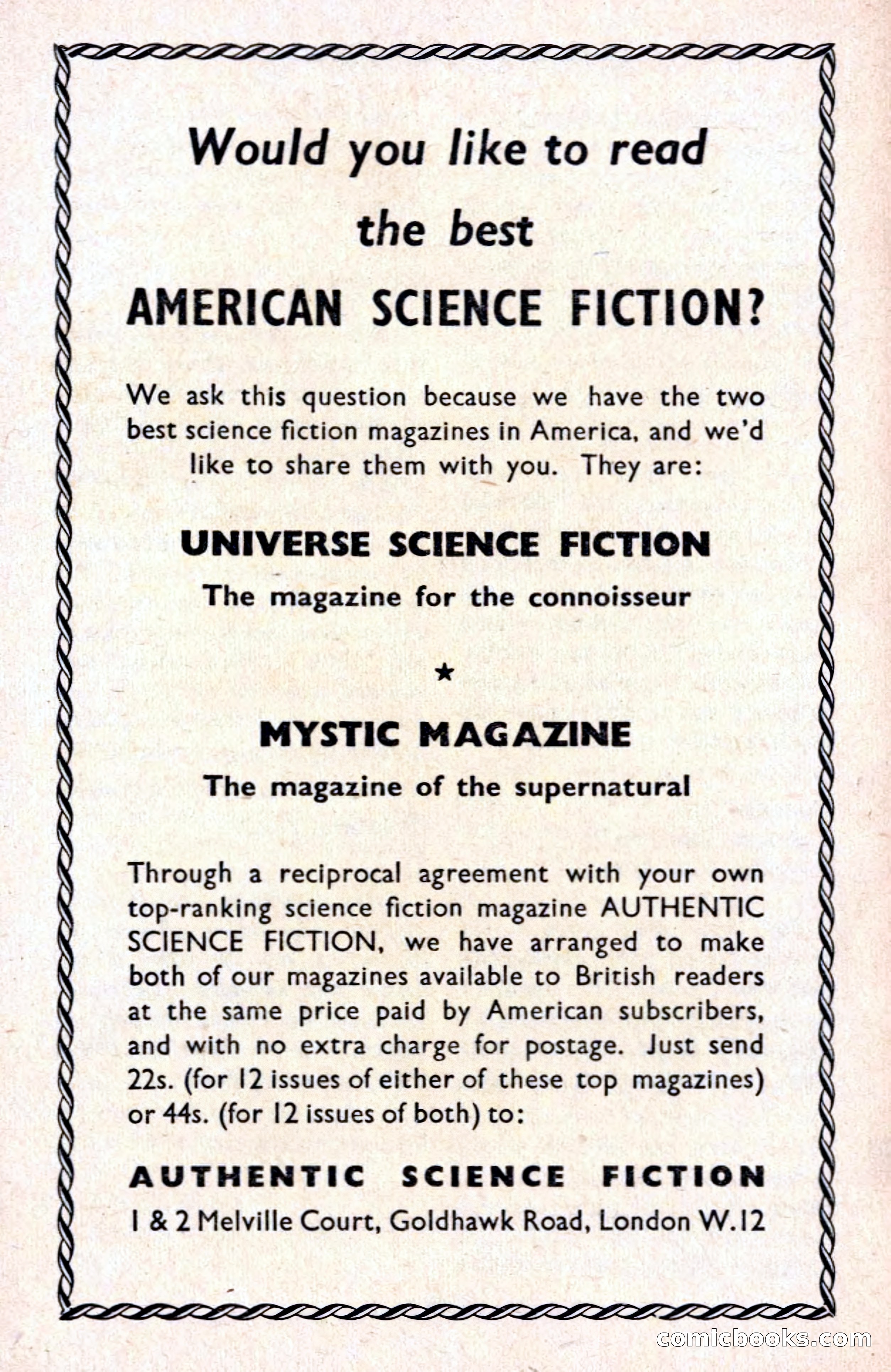 Authentic Science Fiction Monthly, Issue 45 — page 159 of 162