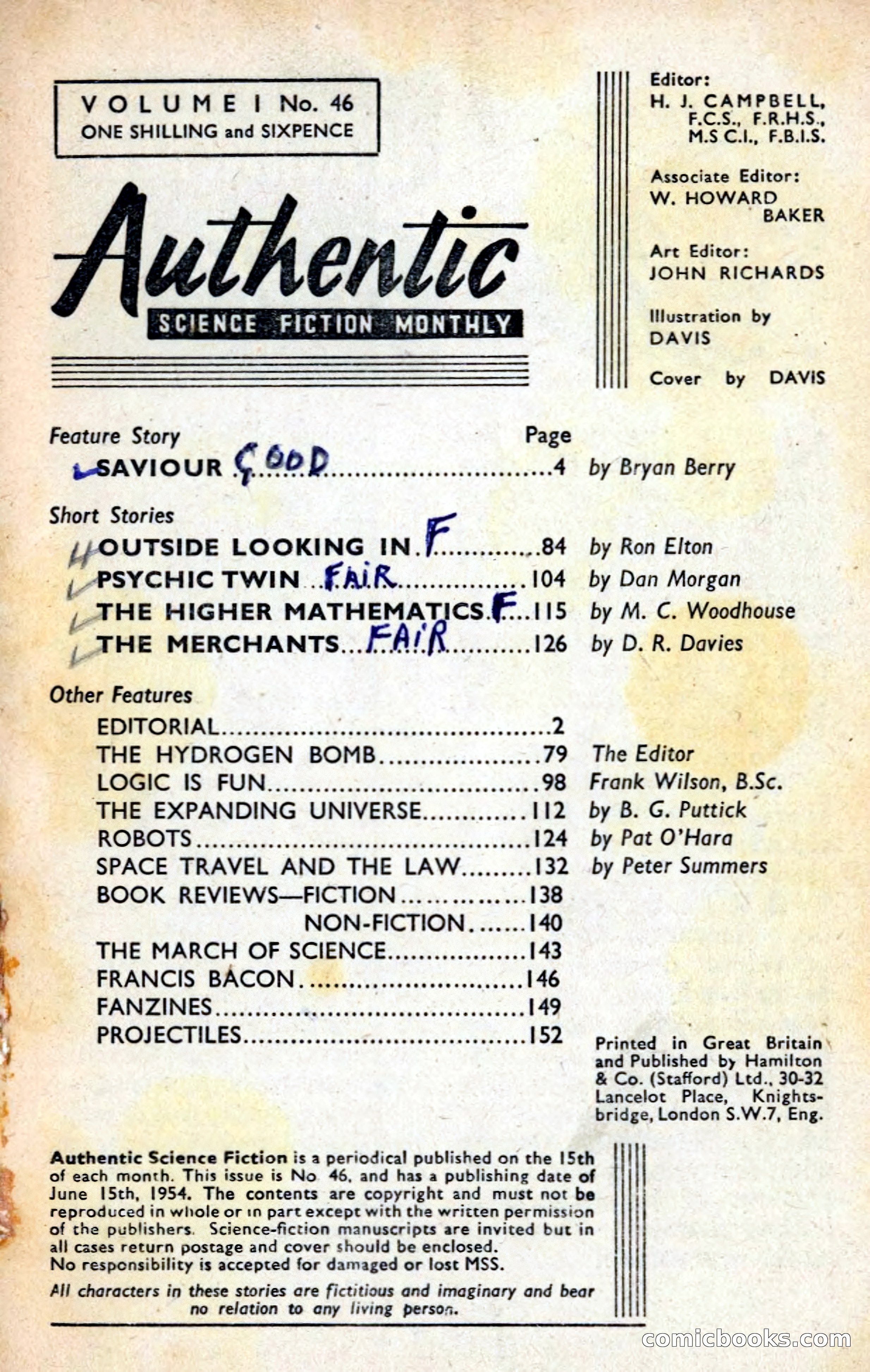 Authentic Science Fiction Monthly No. 46 — page 2 of 162