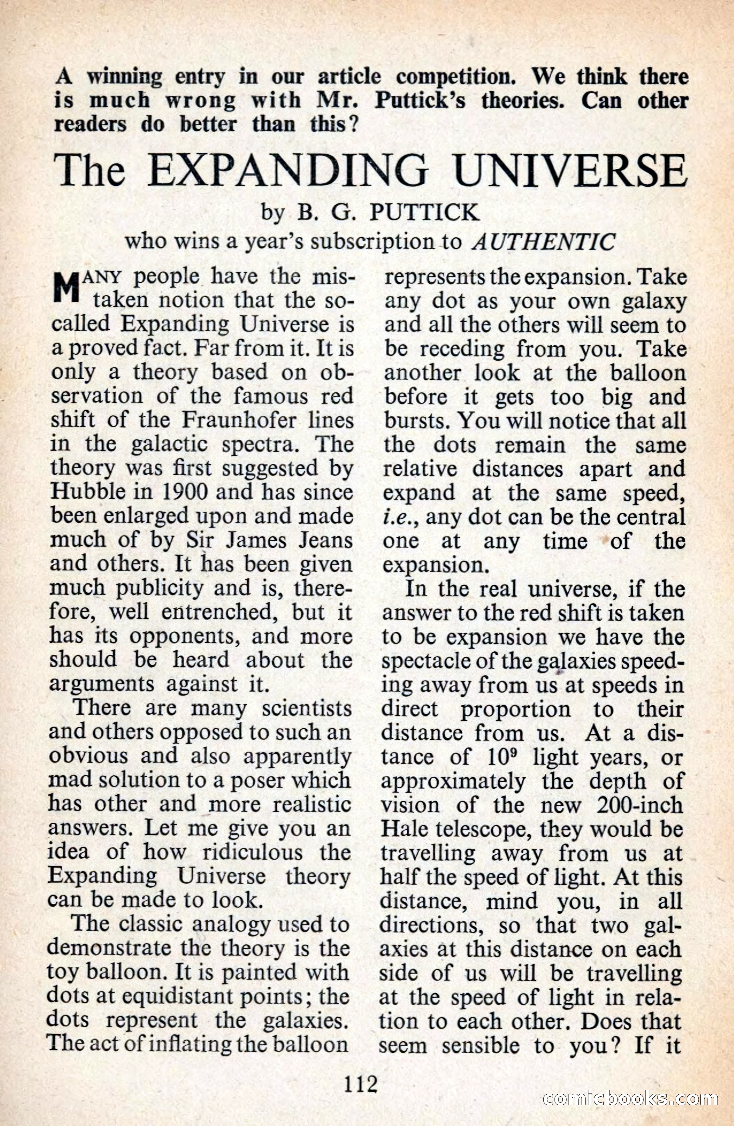 Authentic Science Fiction Monthly No. 46 — page 113 of 162