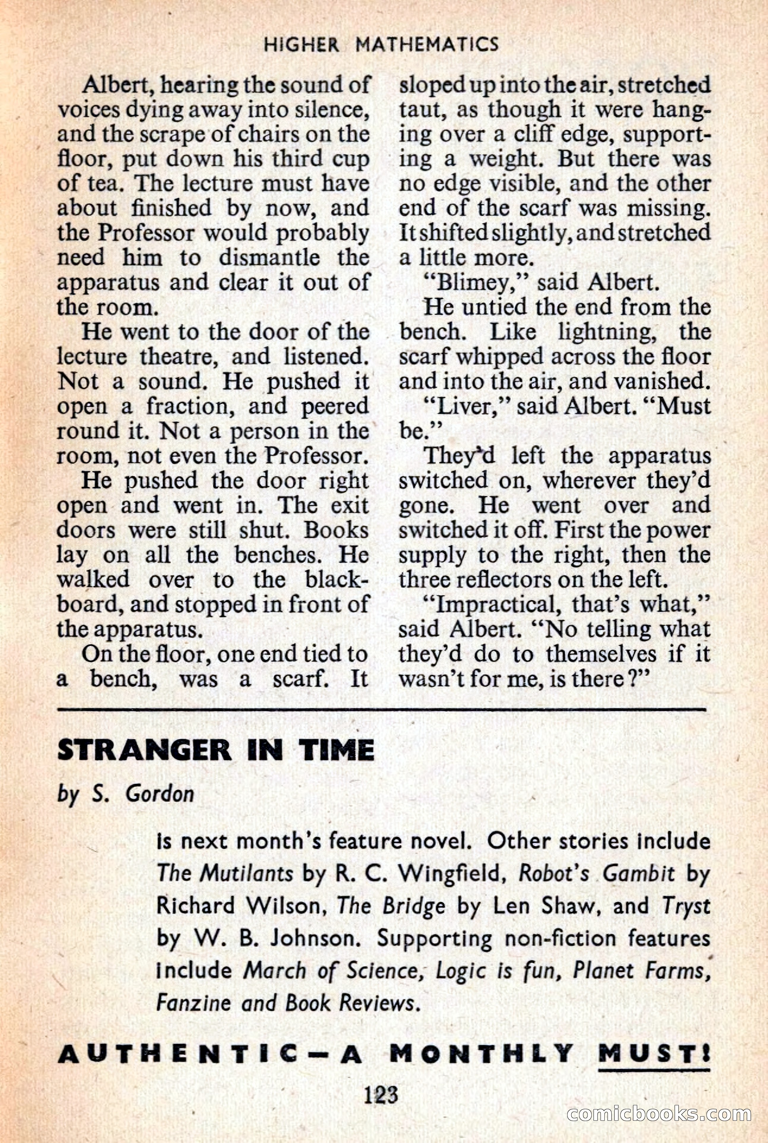 Authentic Science Fiction Monthly No. 46 — page 124 of 162