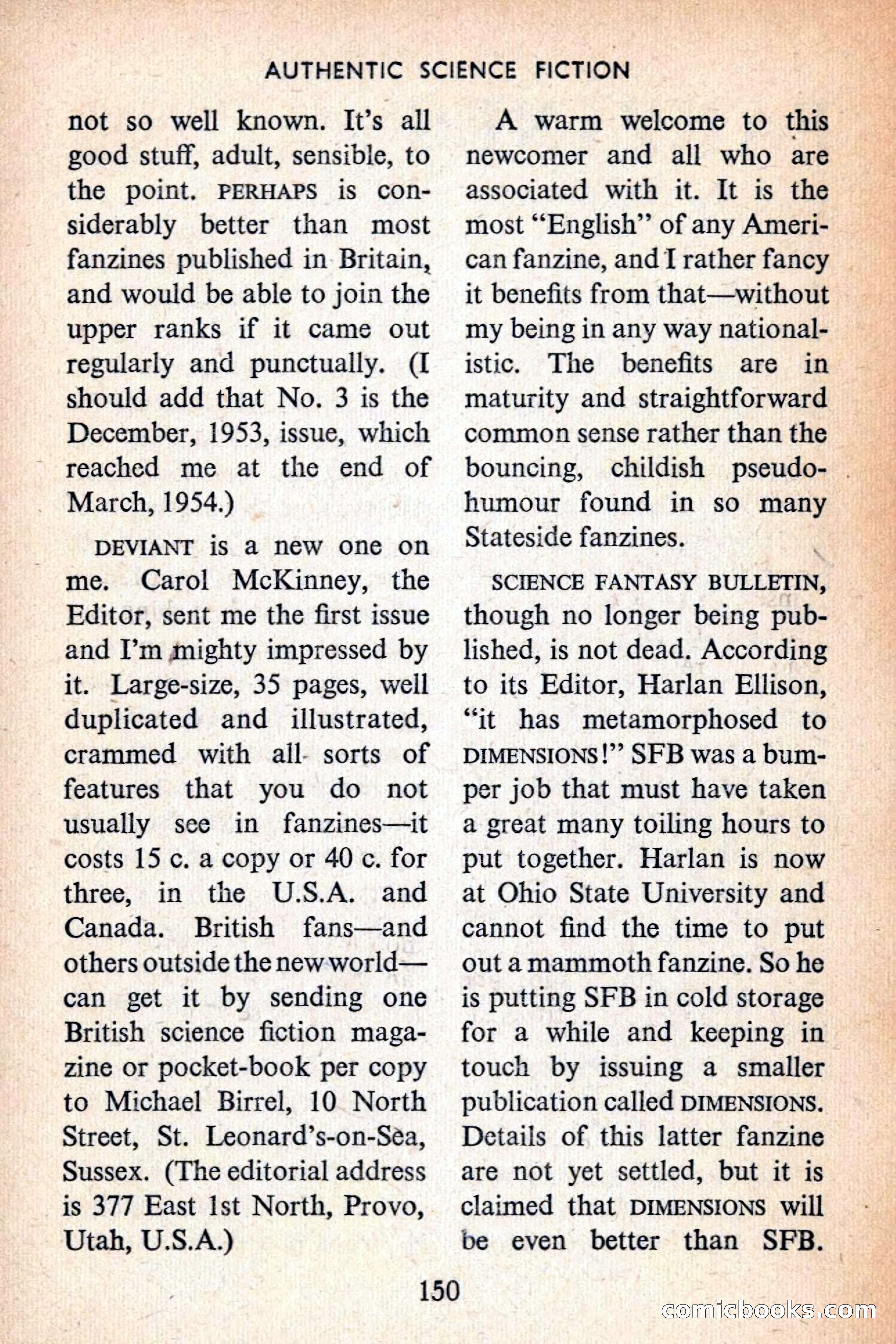 Authentic Science Fiction Monthly No. 46 — page 151 of 162