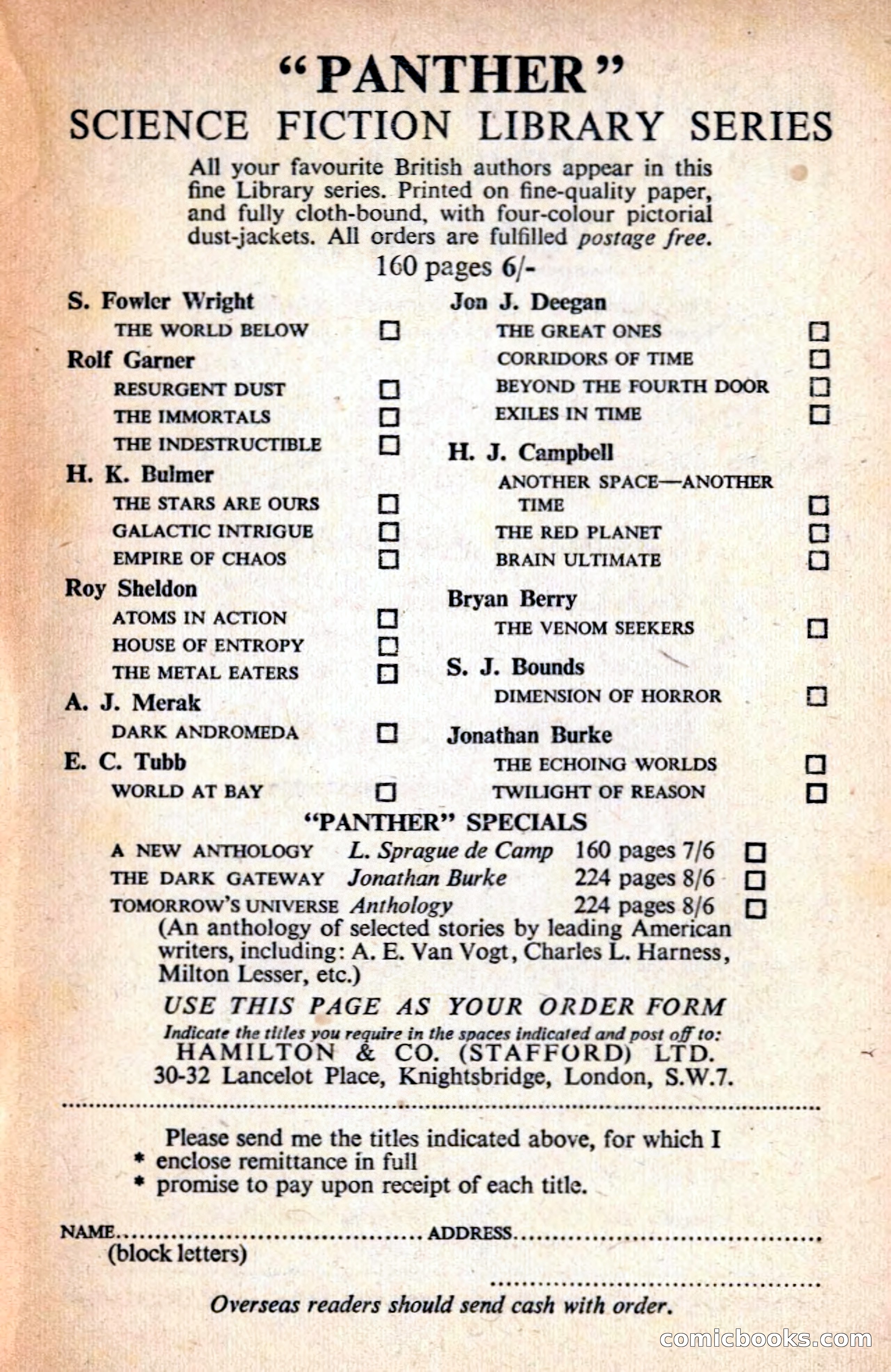 Authentic Science Fiction Monthly No. 46 — page 160 of 162