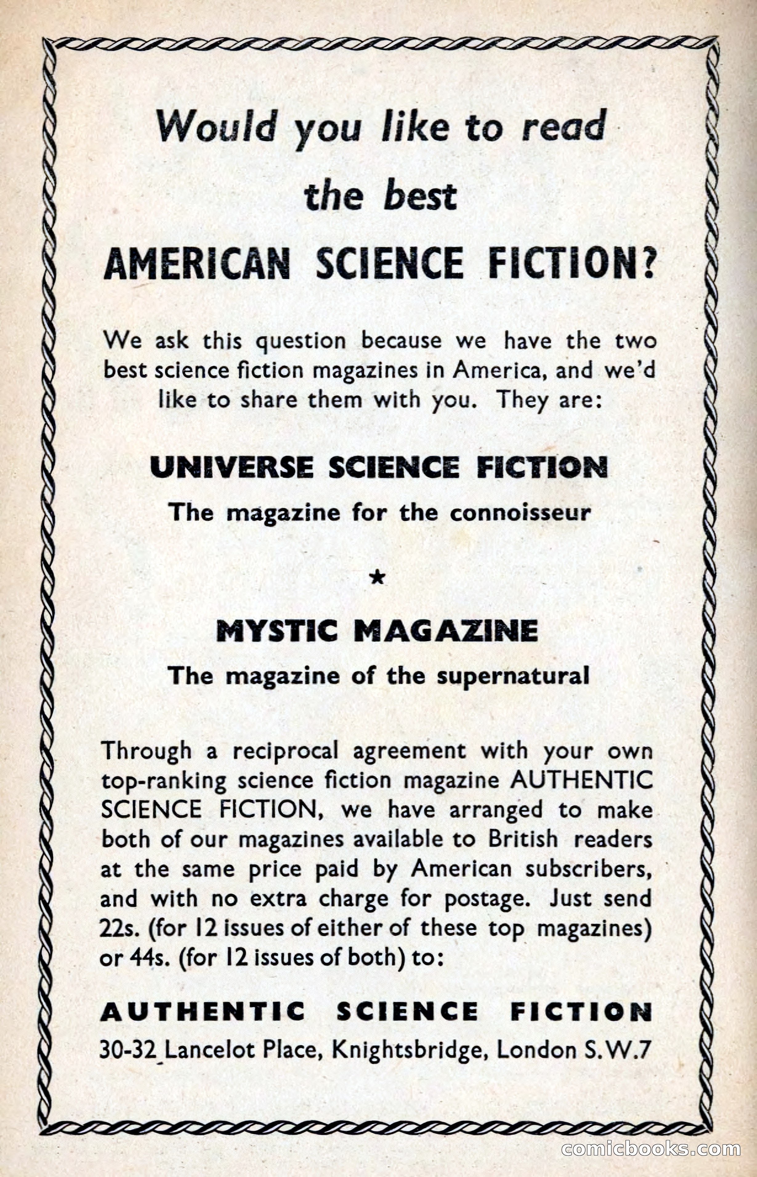 Authentic Science Fiction Monthly No. 47 — page 143 of 146