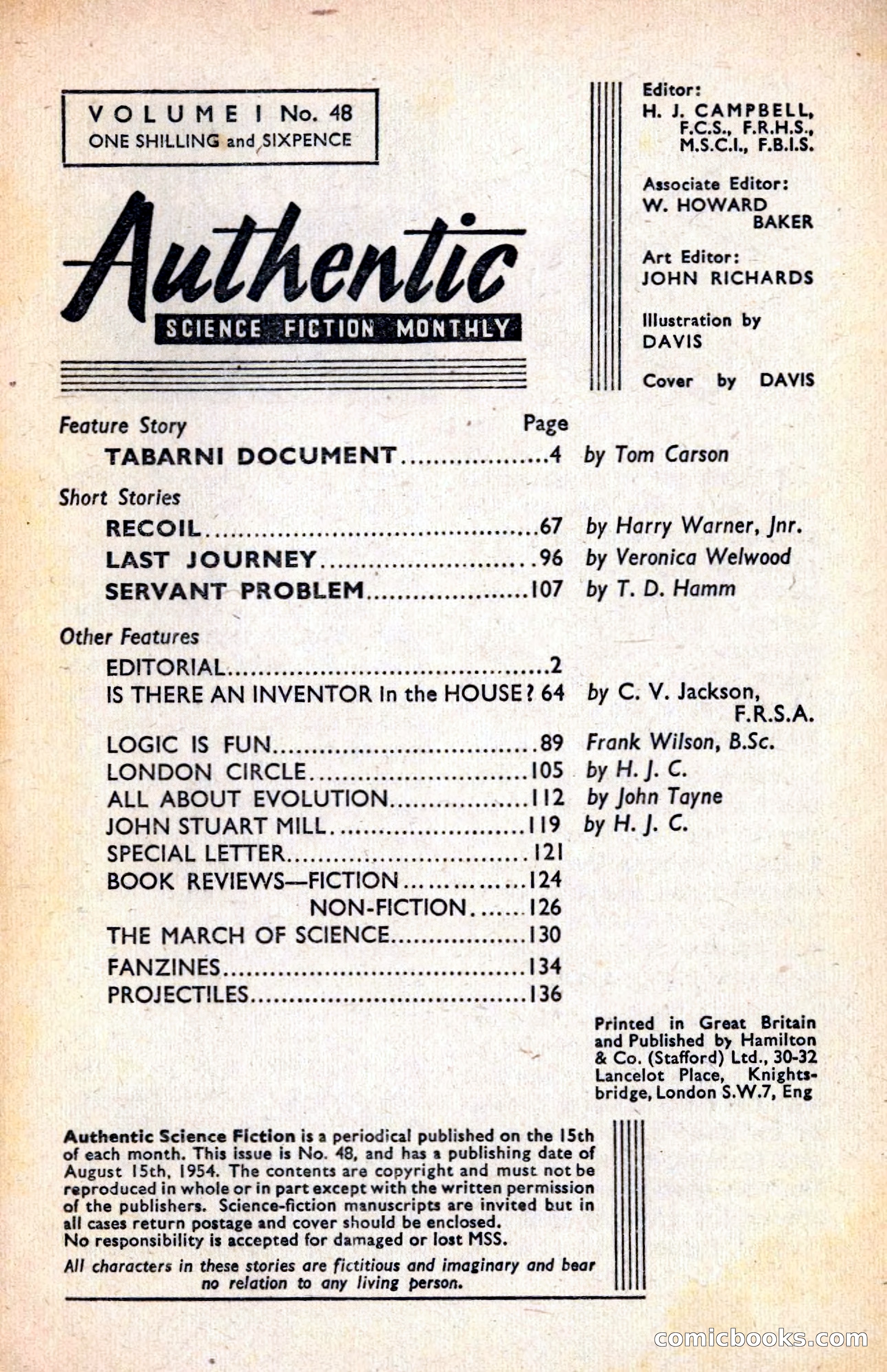 Authentic Science Fiction Monthly No. 48 — page 2 of 146