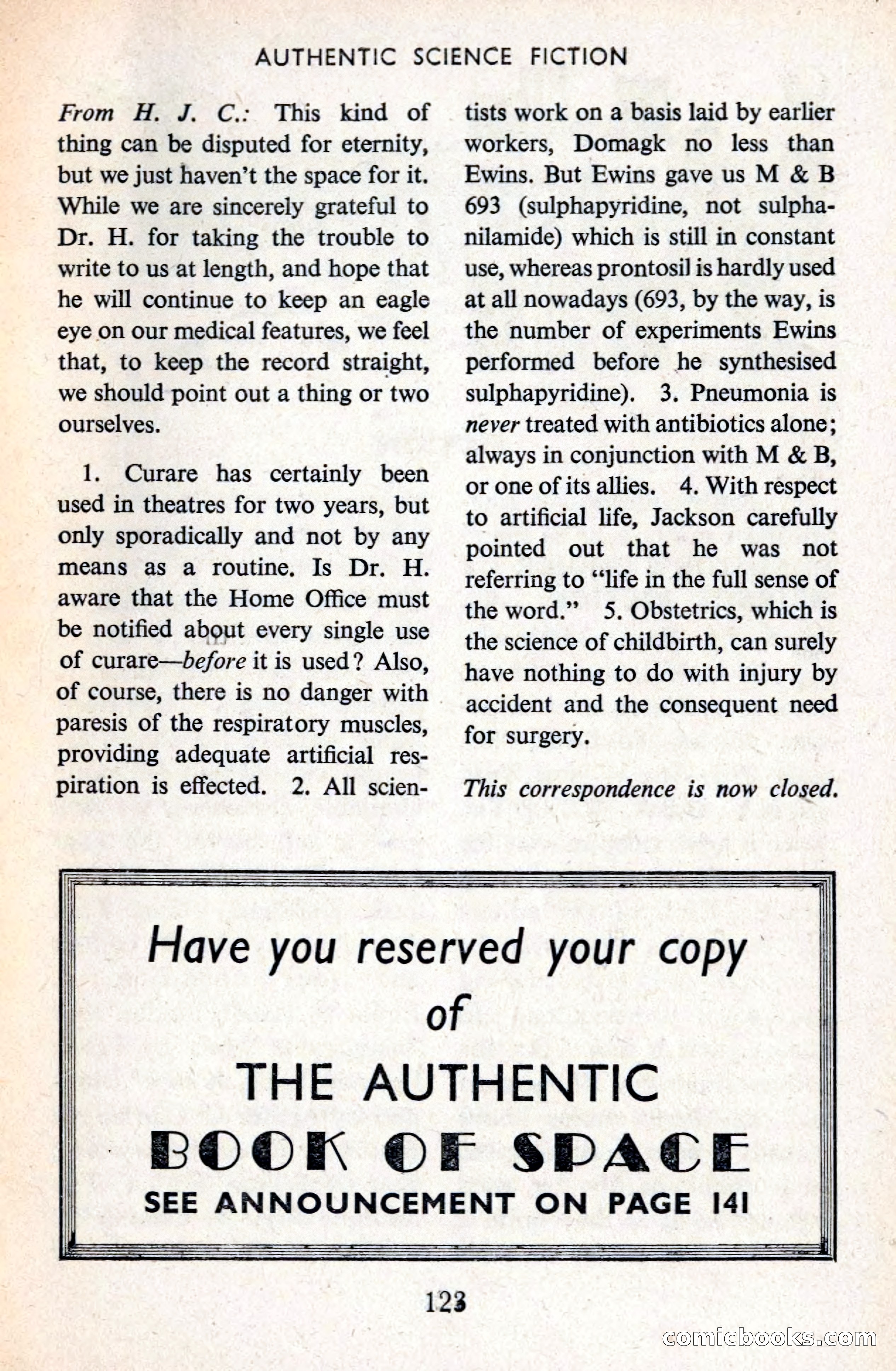 Authentic Science Fiction Monthly No. 48 — page 124 of 146