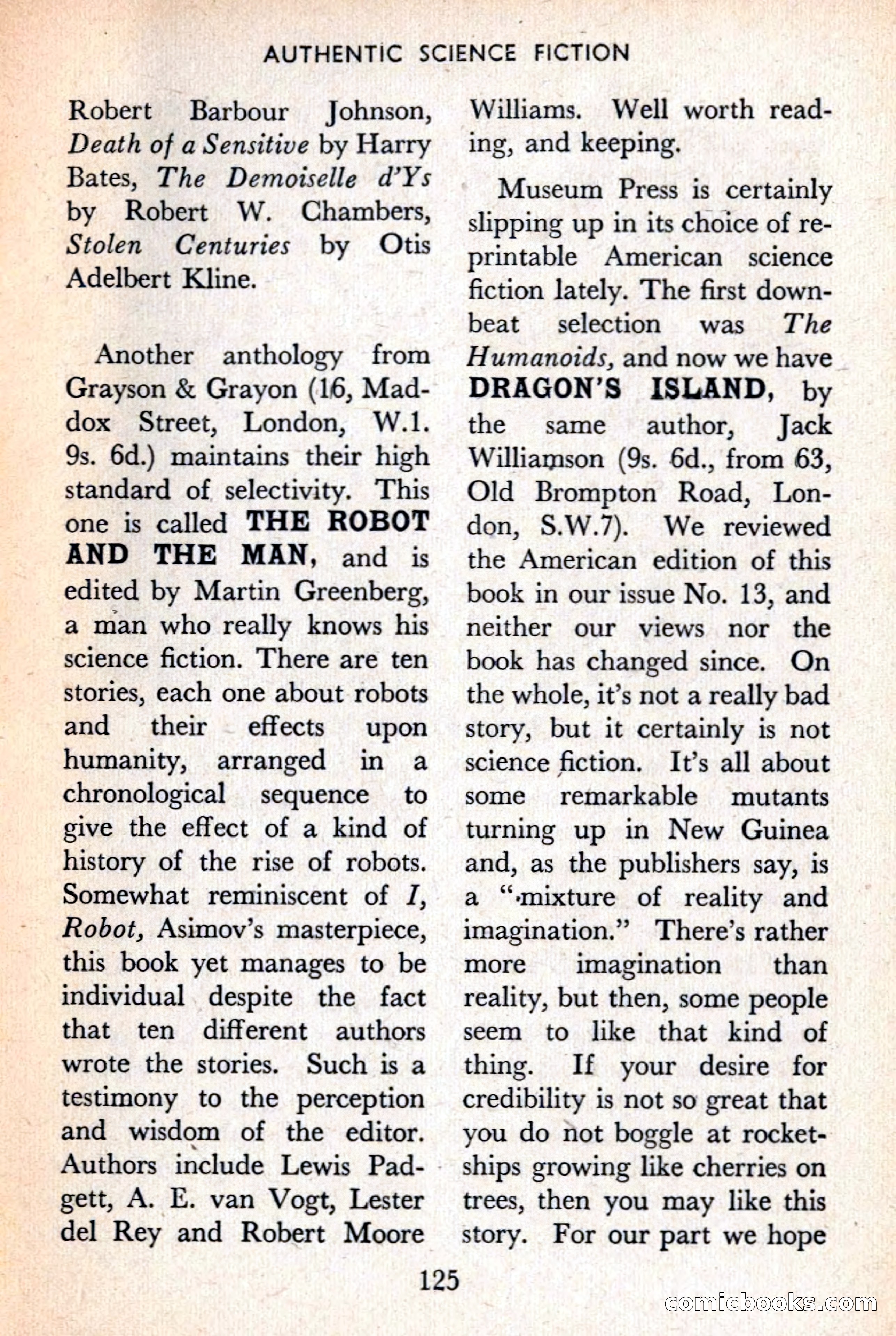 Authentic Science Fiction Monthly No. 48 — page 126 of 146
