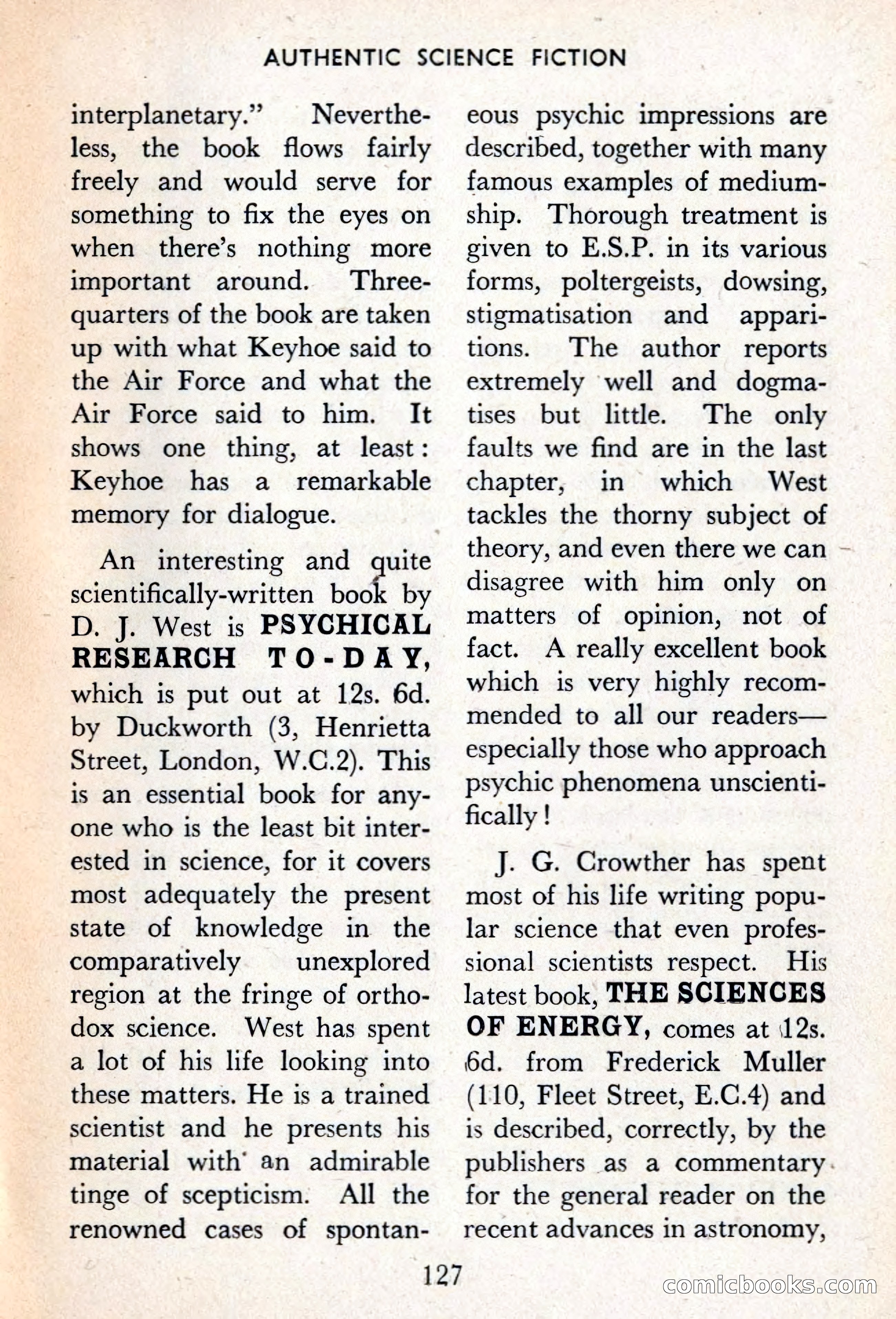 Authentic Science Fiction Monthly No. 48 — page 128 of 146