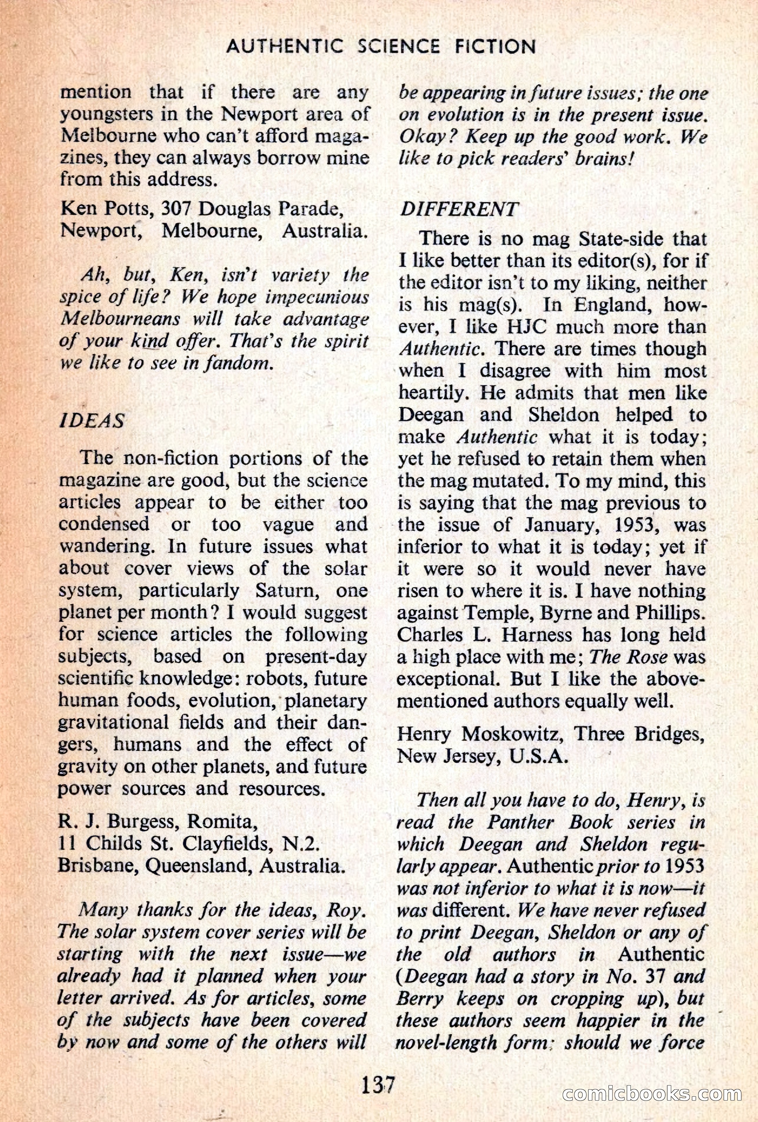 Authentic Science Fiction Monthly No. 48 — page 138 of 146