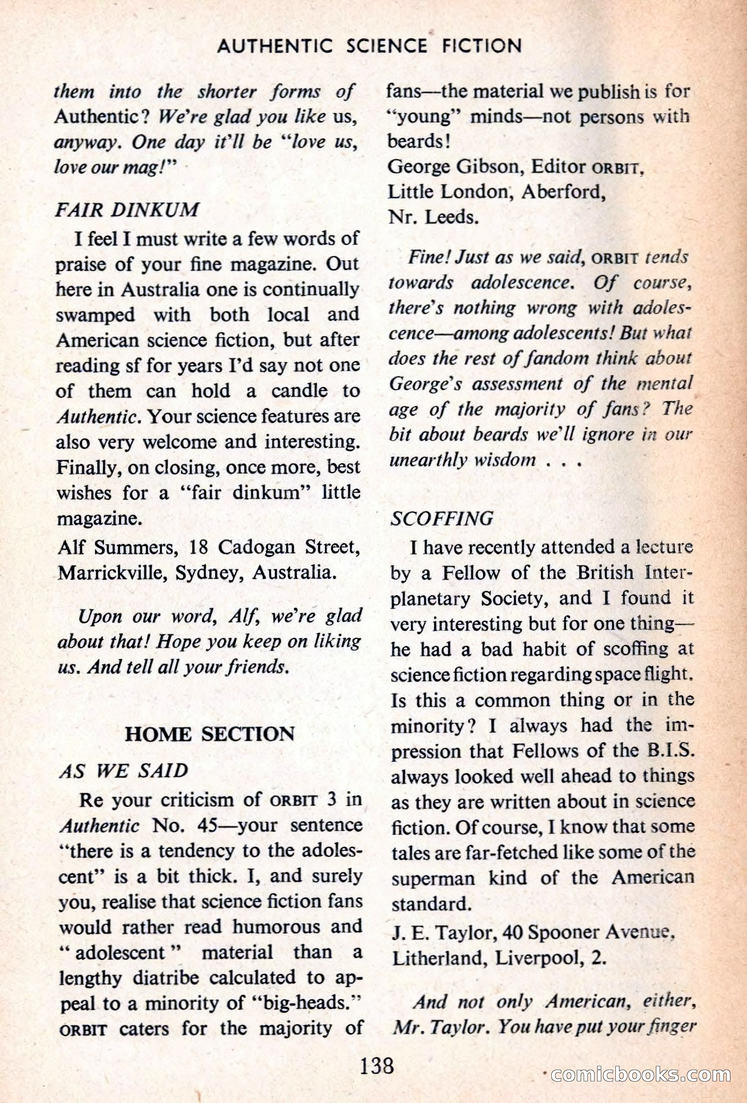 Authentic Science Fiction Monthly No. 48 — page 139 of 146