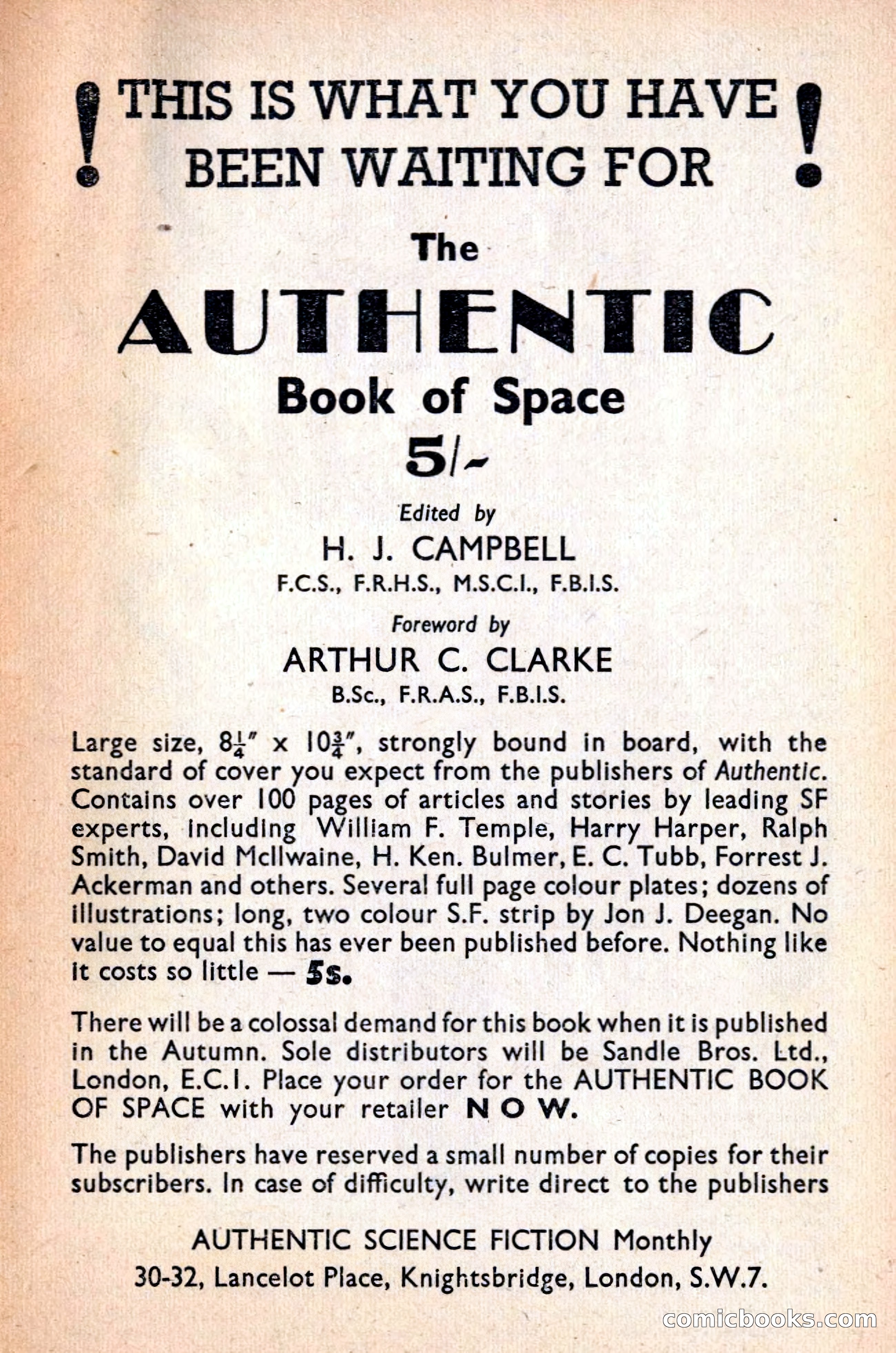 Authentic Science Fiction Monthly No. 48 — page 142 of 146