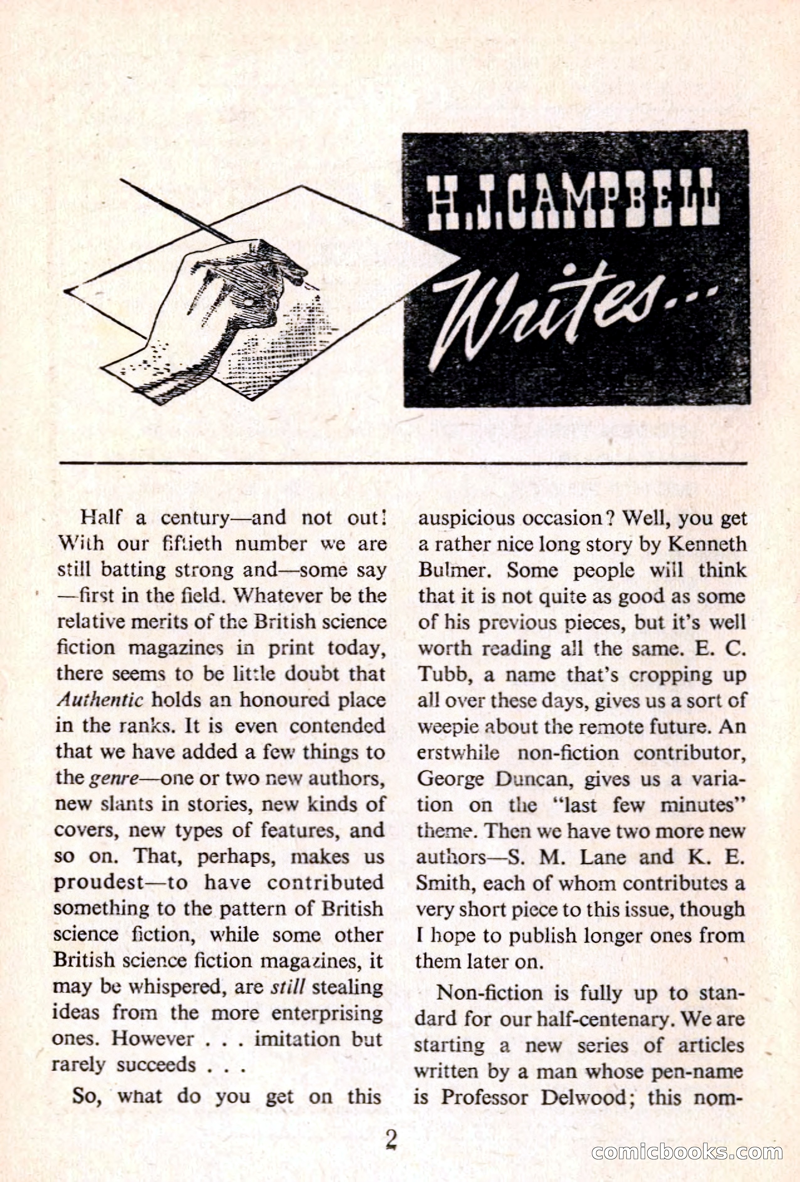 Authentic Science Fiction Monthly No. 50 — page 3 of 146
