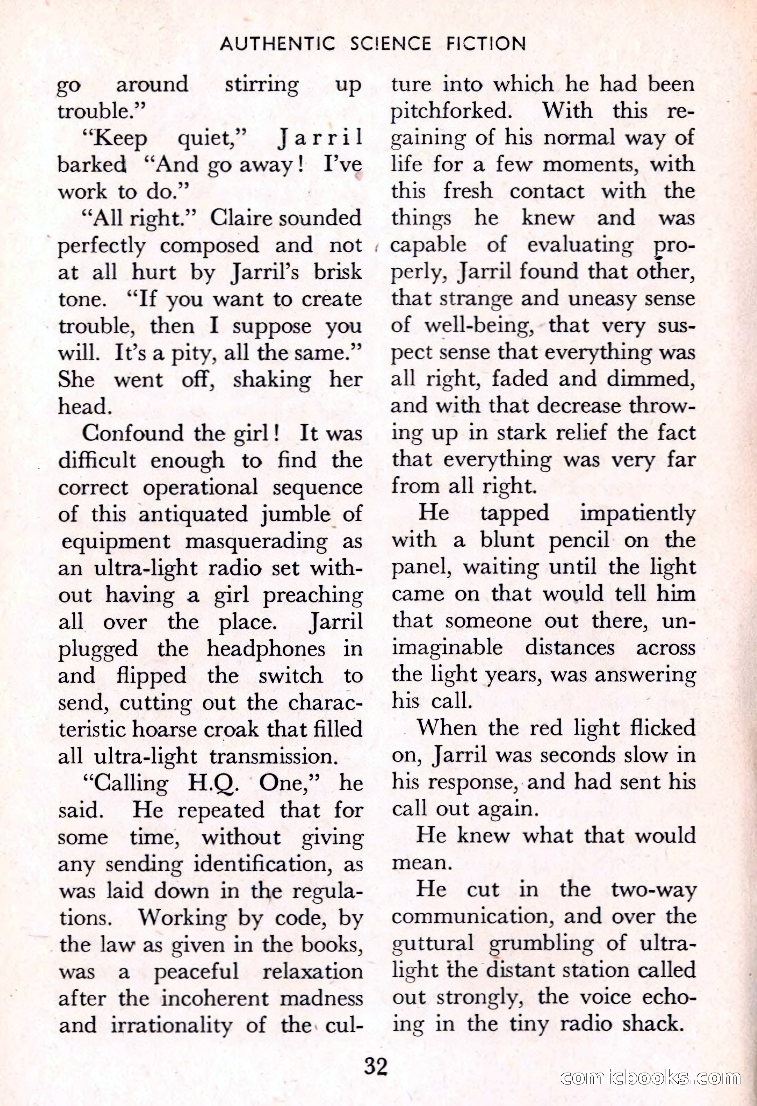 Authentic Science Fiction Monthly No. 50 — page 33 of 146
