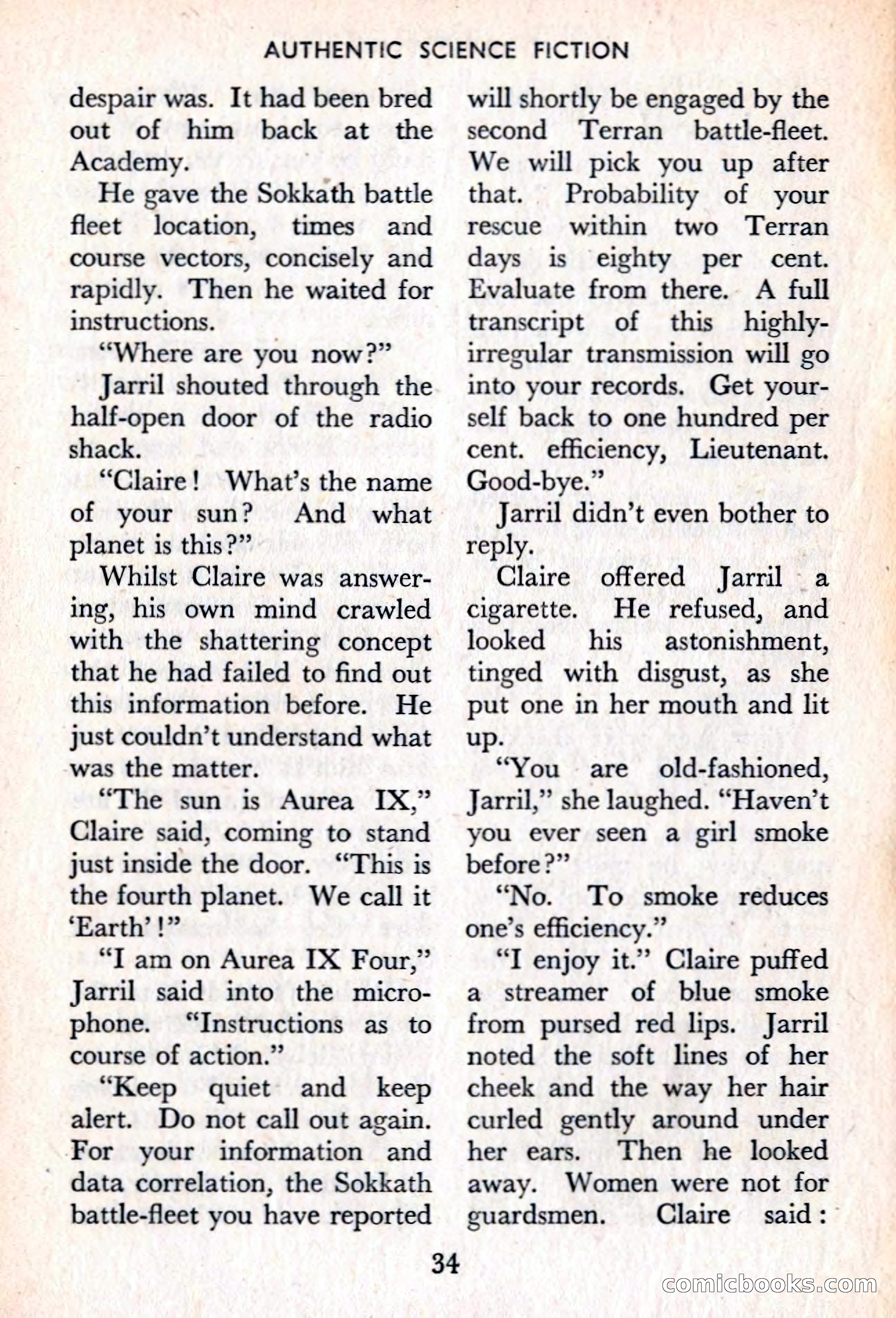 Authentic Science Fiction Monthly No. 50 — page 35 of 146