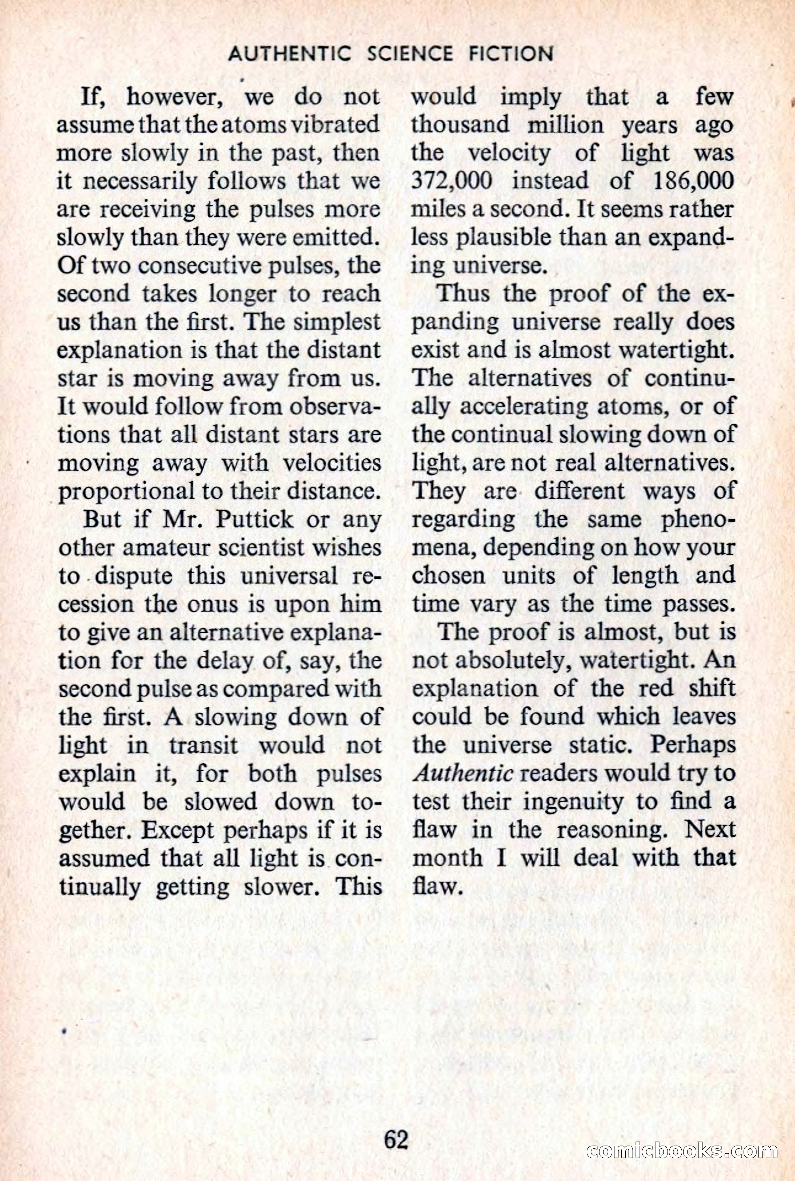 Authentic Science Fiction Monthly No. 50 — page 63 of 146