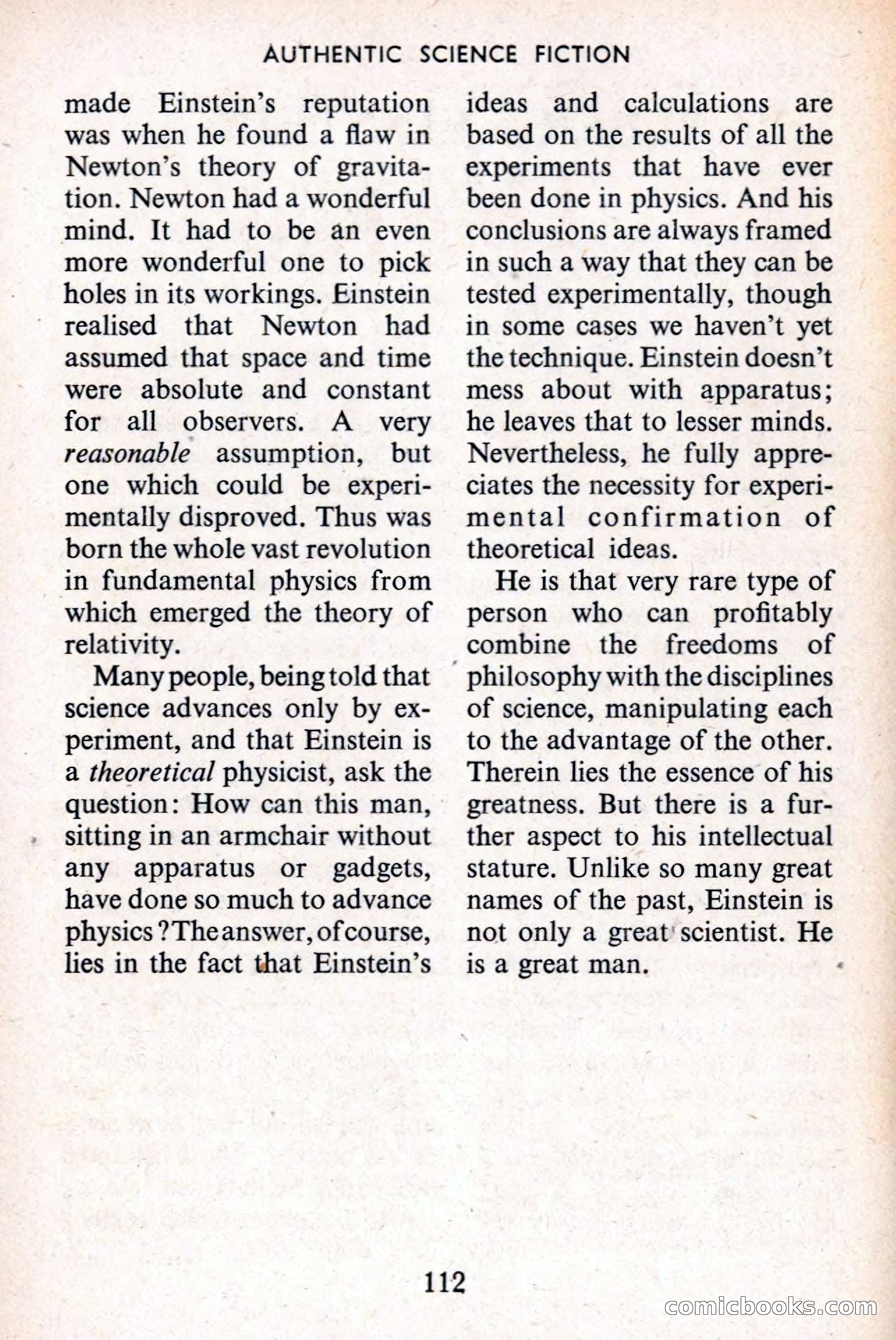 Authentic Science Fiction Monthly No. 50 — page 113 of 146